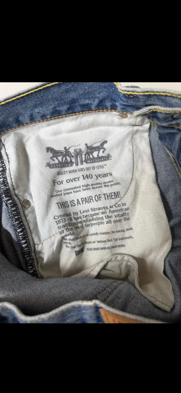 Levi’s 리바이스 505 워싱 데님 31/34 상품이미지5