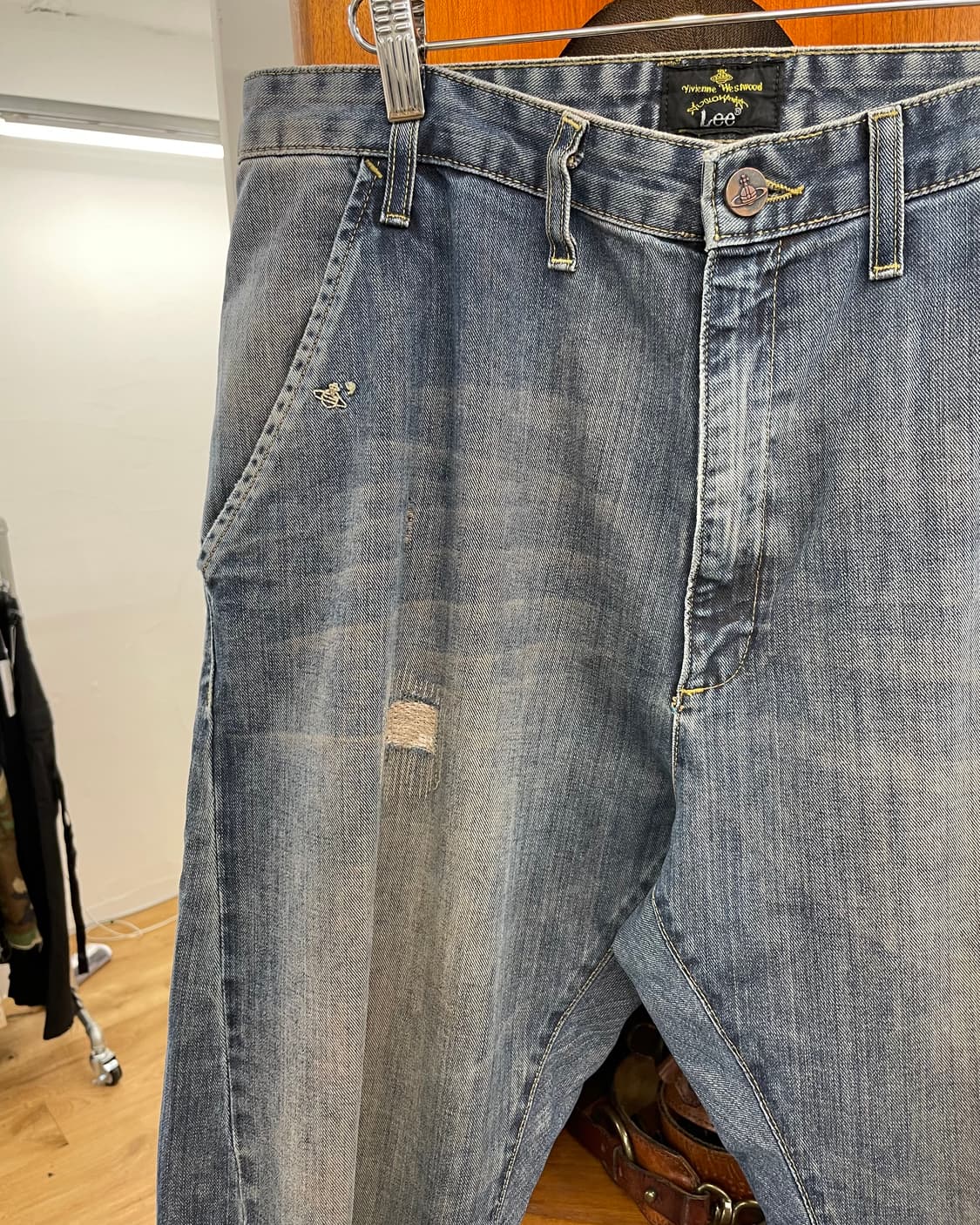 [31] 비비안웨스트우드 x Lee 사루엘 데님 팬츠 상품이미지6