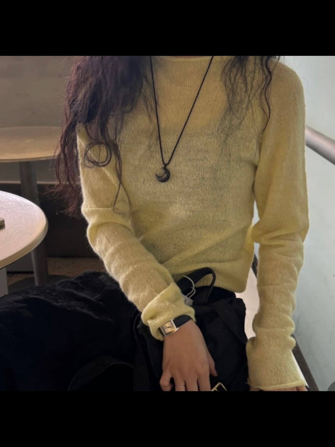 영앤리치 채영 옐로우 니트 (포장만 뜯은 새제품) 상품이미지3