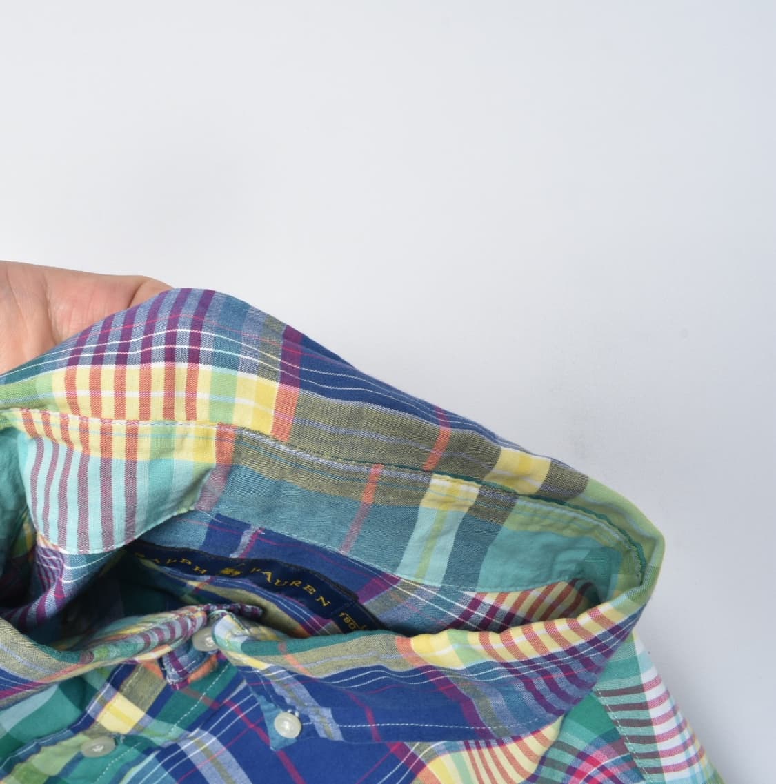 폴로랄프로렌 신형라벨 체크 셔츠 L 상품이미지6
