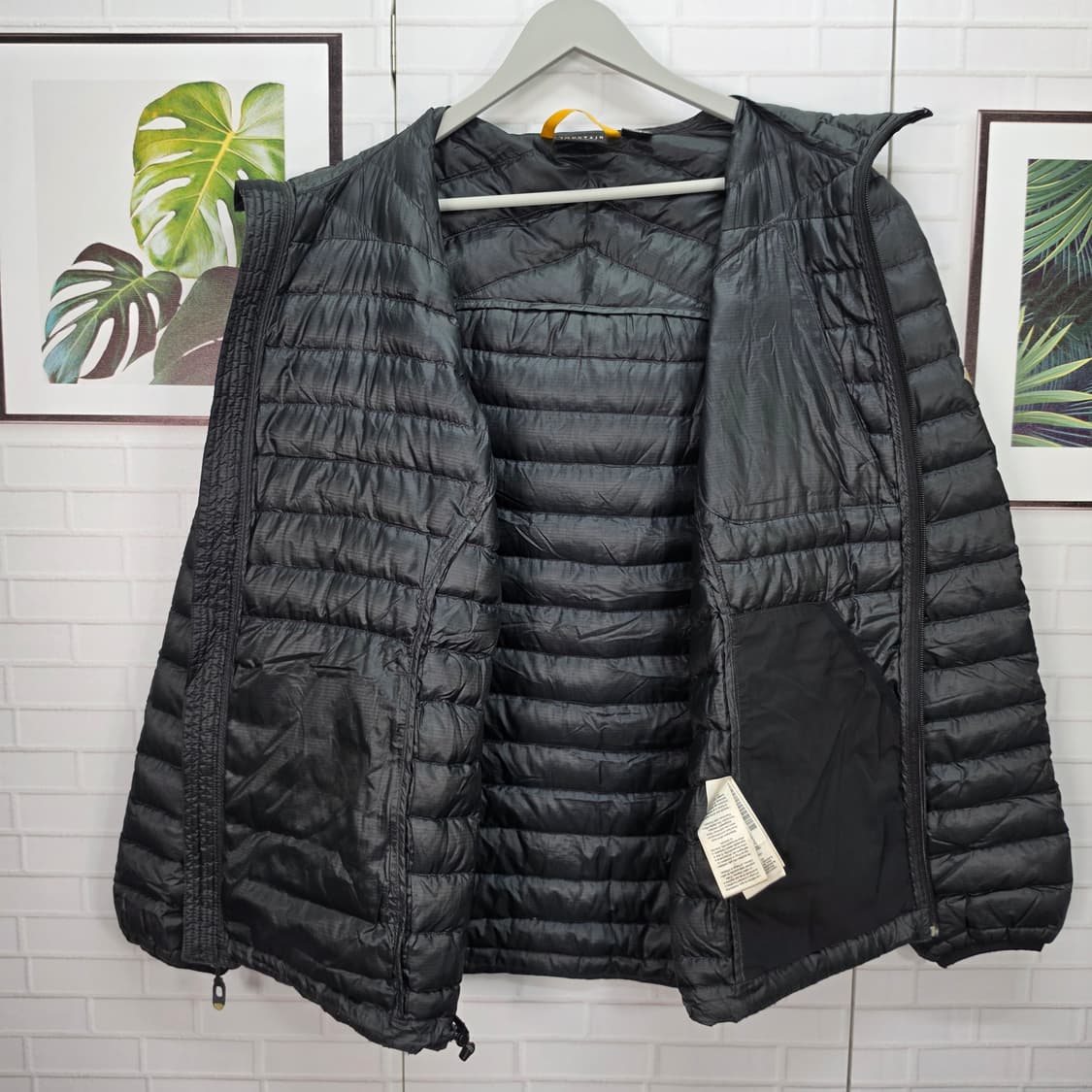 마운틴 하드웨어 다운 후드 패딩 자켓 집업 점퍼 100 L 사이즈 상품이미지6