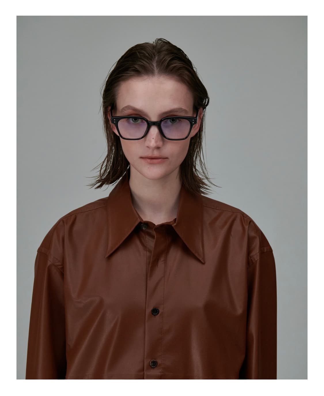 블루엘리펀트) RIKA 블랙 안경 상품이미지6