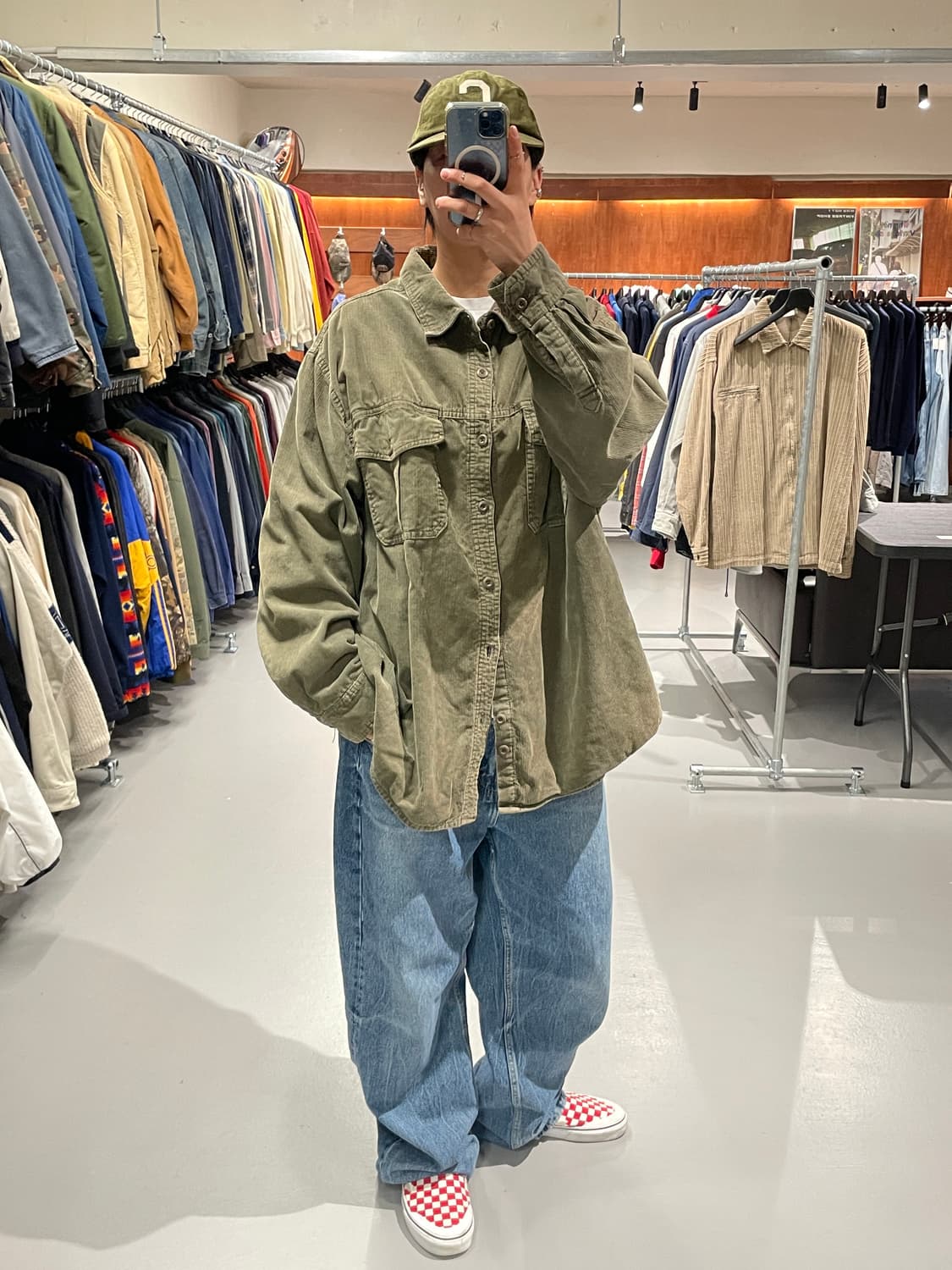 빈티지 코듀로이 셔츠 상품이미지2