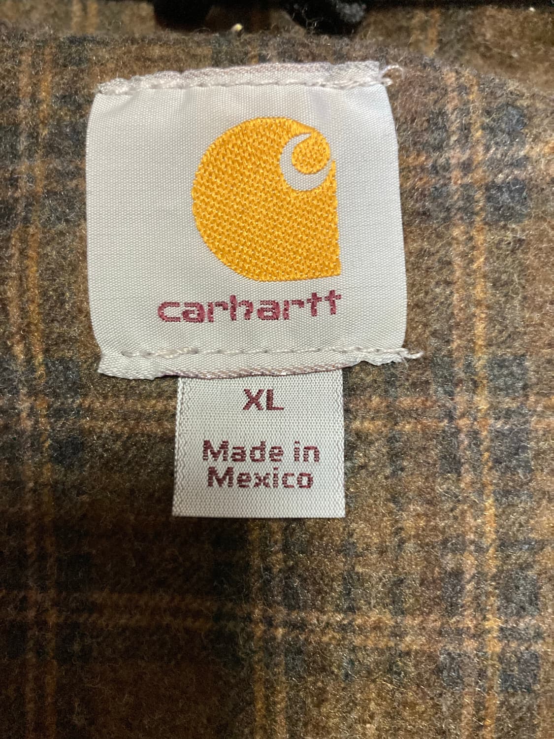 [XL] 빈티지 칼하트 샌드스톤 디트로이트 자켓 J97 / 다크 브라운 상품이미지4