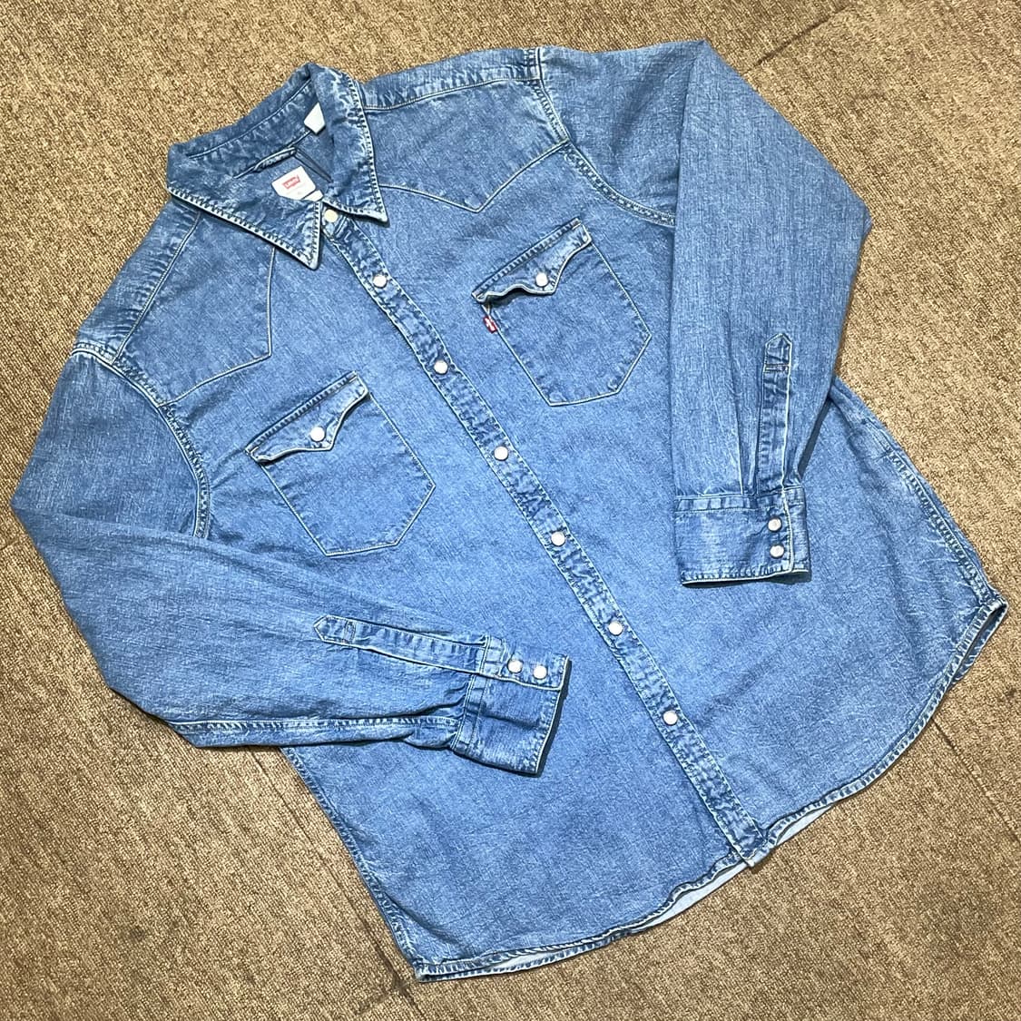 (XL) Levi's 리바이스 코튼 데님 셔츠 스탠다드 핏 상품이미지1