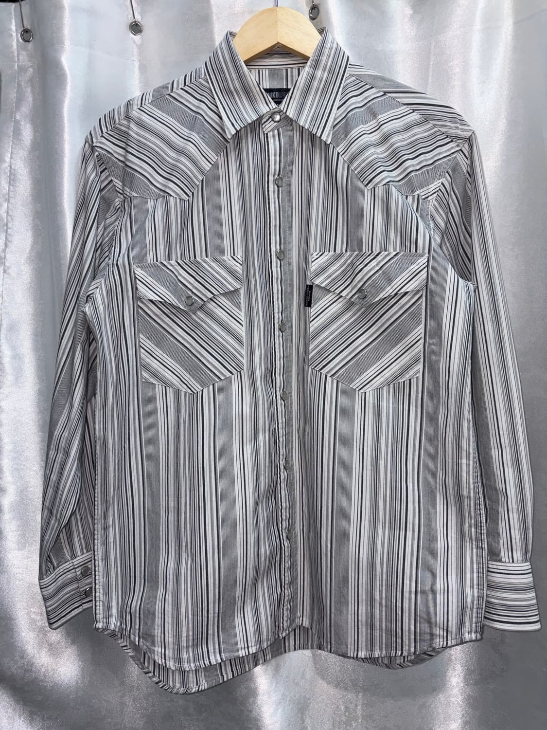 미치코런던코시노 스트라이프 셔츠 상품이미지2