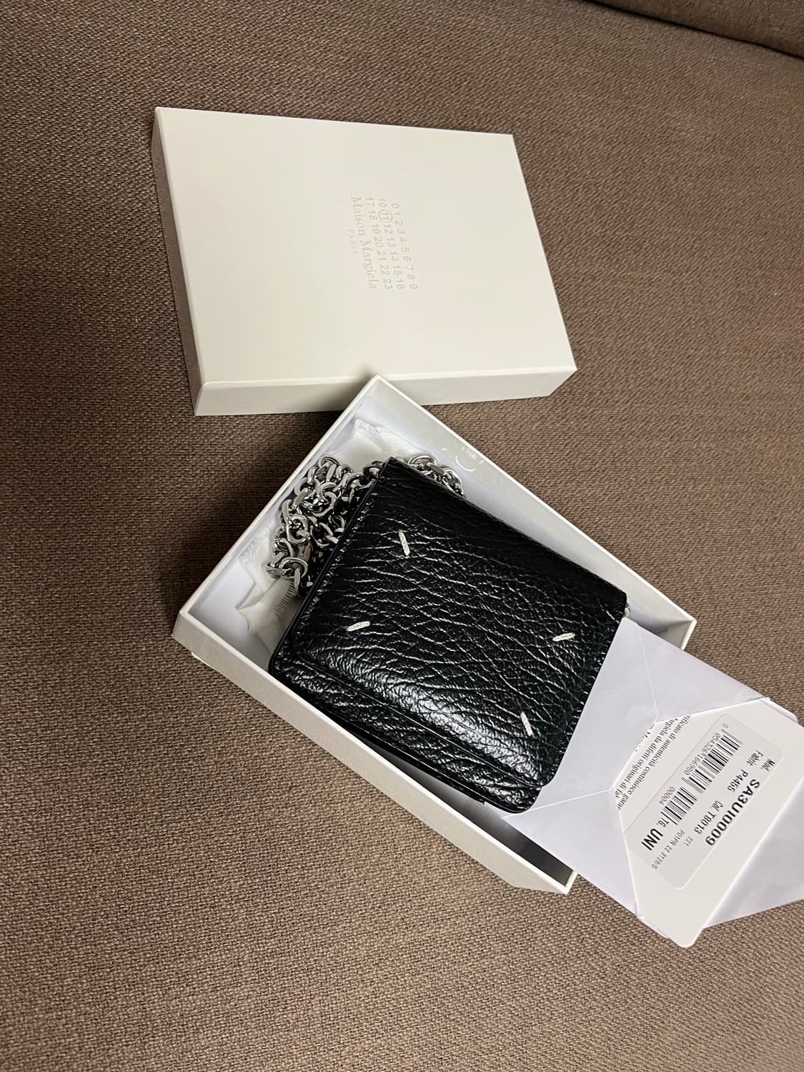 메종 마르지엘라 체인 반지갑 블랙 상품이미지2