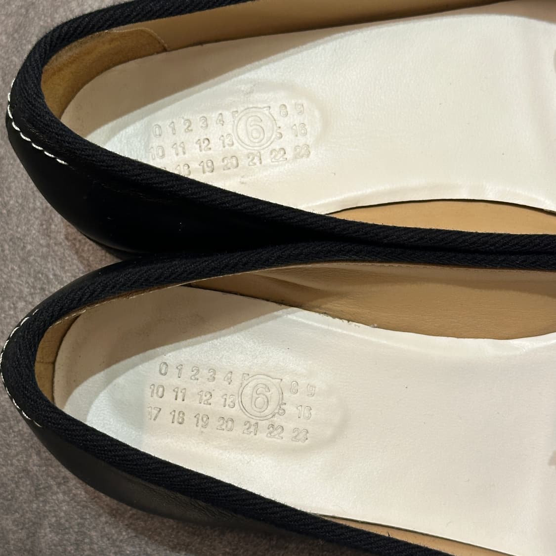 MM6 메종 마르지엘라 아나토믹 발레리나 플랫 39 상품이미지5