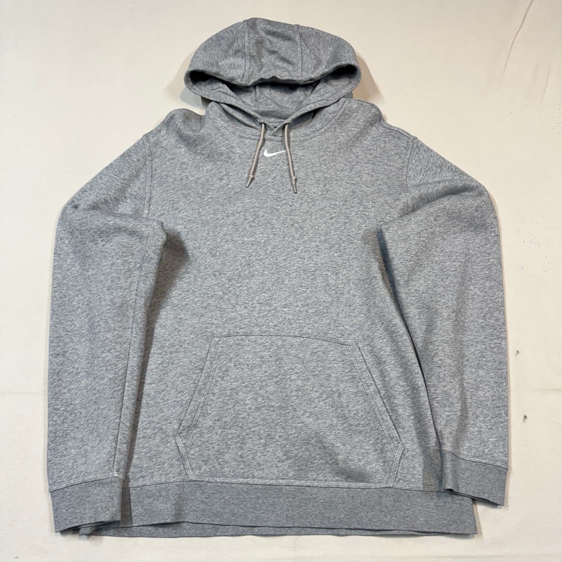 XL) 나이키 센터로고 스우시 후드티 그레이 상품이미지1