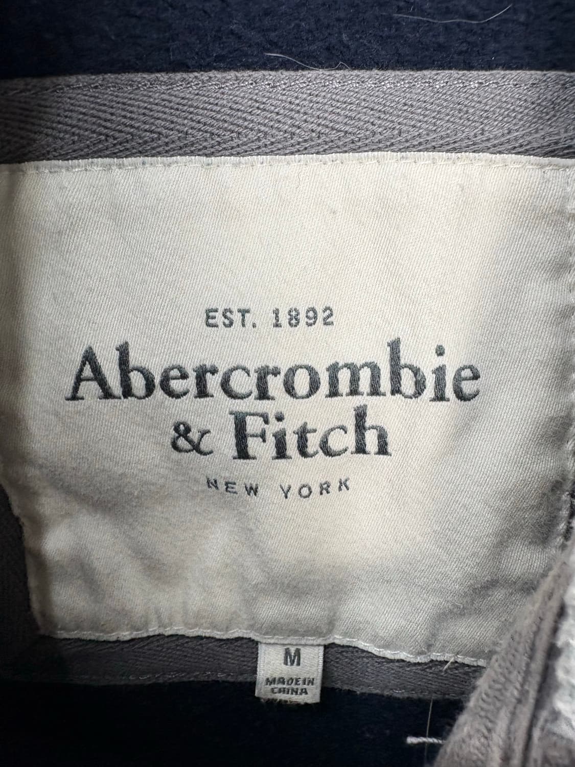 아베크롬비 핑크패치로고 네이비 후드집업 A3270 상품이미지6