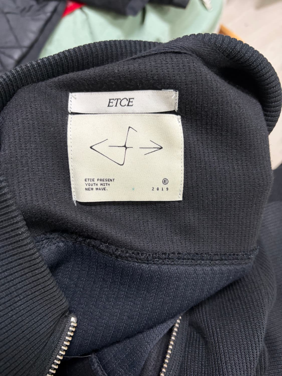 ETCE Pannel knit zip up 상품이미지3