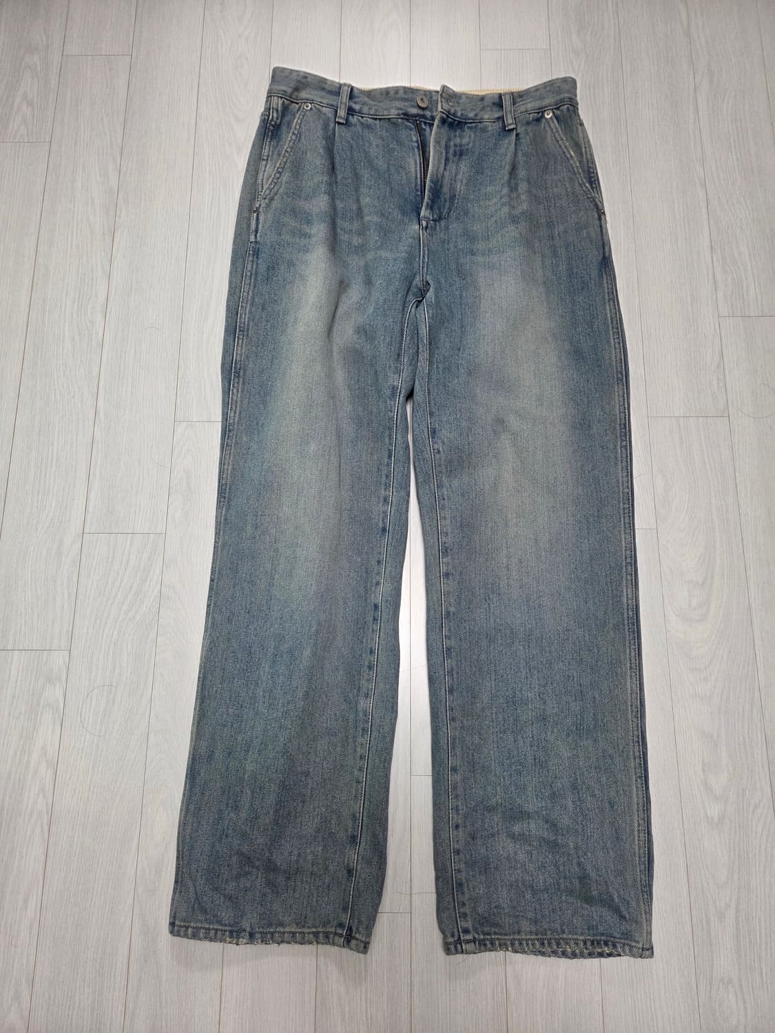 러프사이드 드레이프 데님 팬츠 상품이미지2