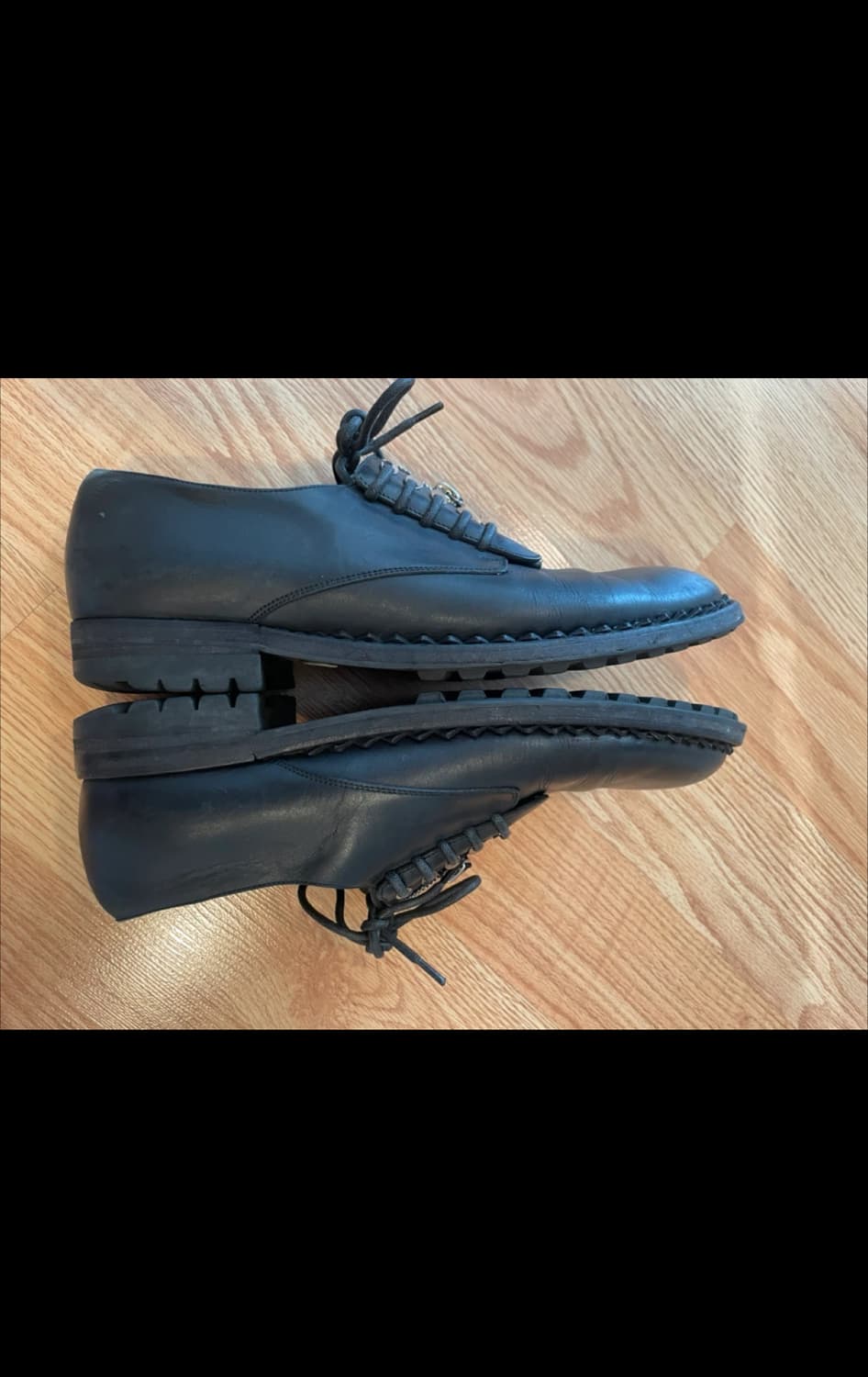 [발렌시아가] 블랙 레더 지퍼 더비 / 42 상품이미지3