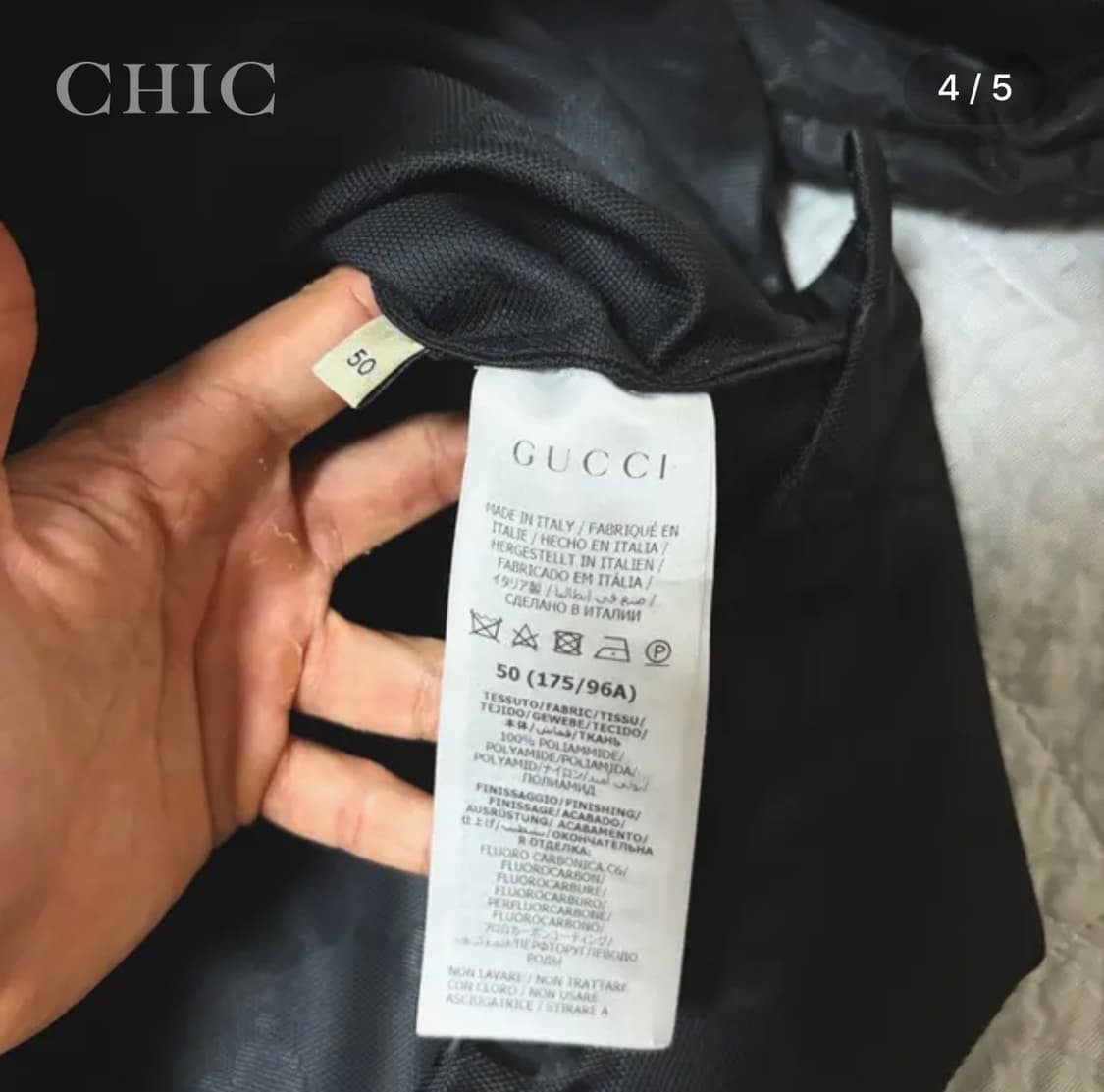 [구찌 오프 더 그리드 GG 로고 바람막이 자켓] 상품이미지4