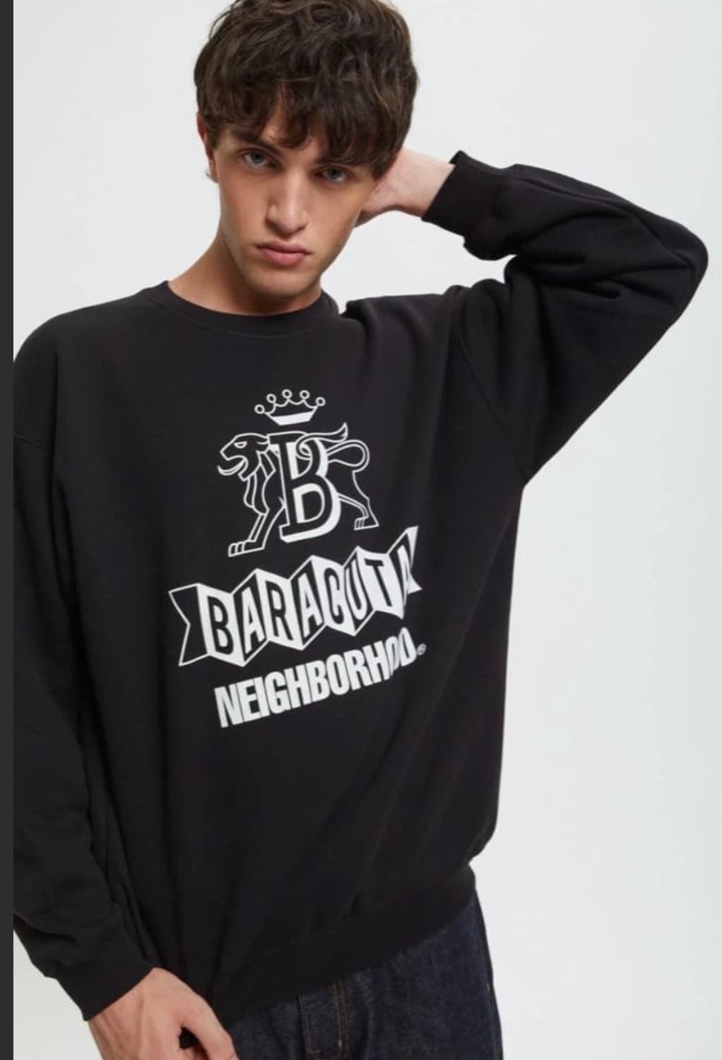 새상품)) 네이버후드 x 바라쿠다 맨투맨 상품이미지2