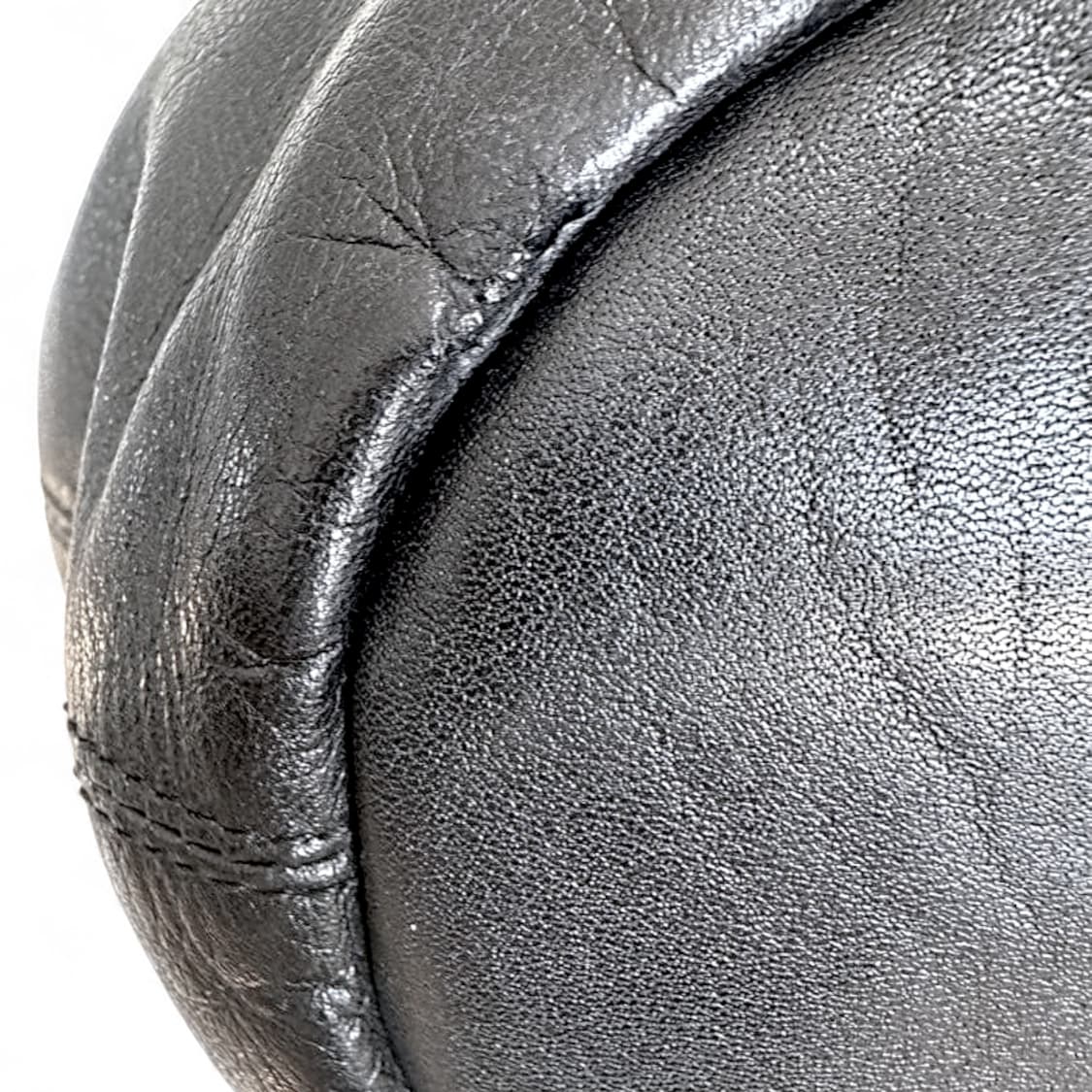 요지야마모토 느와르 드로우 스트링 소가죽 토트백 상품이미지6