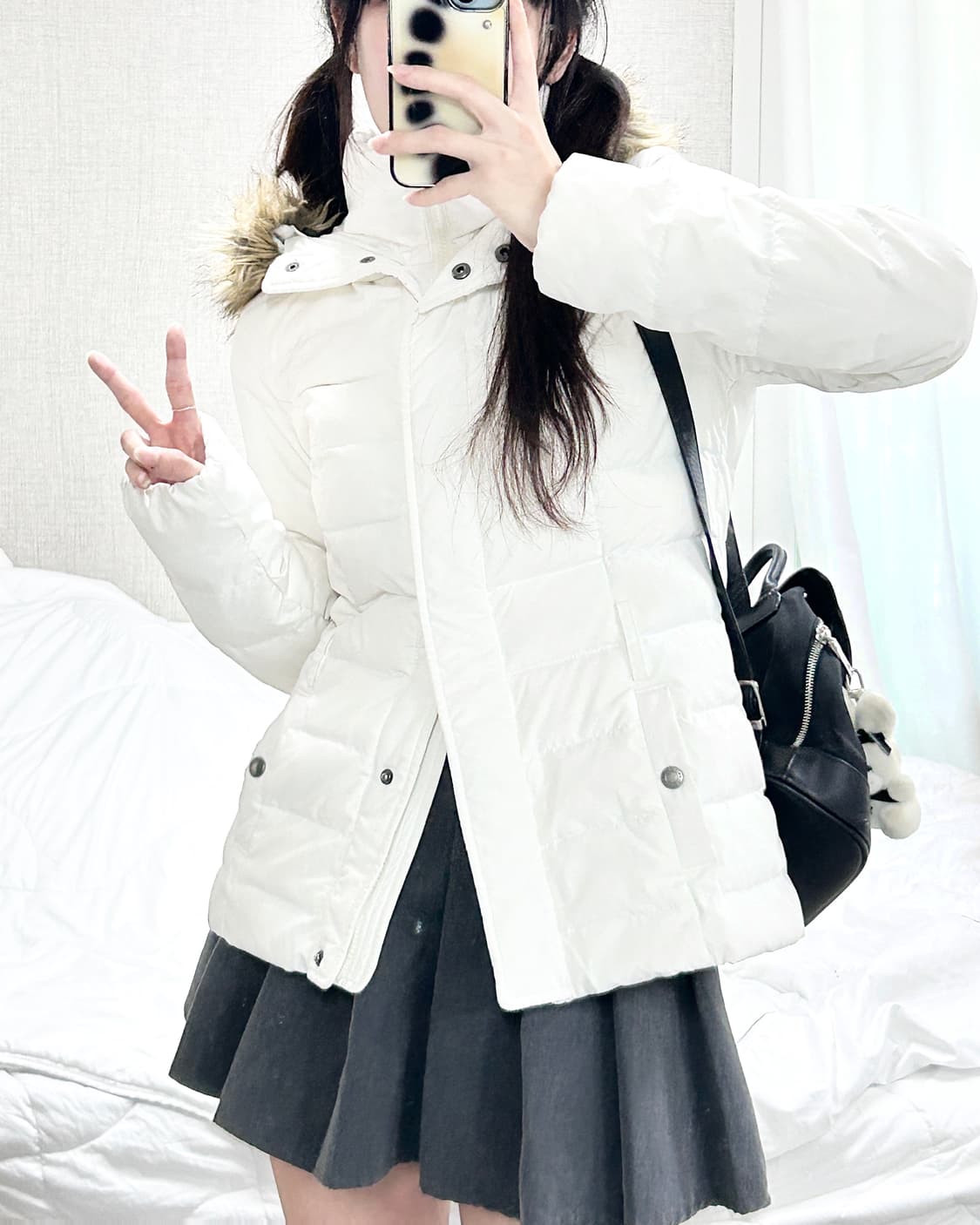 아베크롬비 울프죠 화이트 패딩 상품이미지6