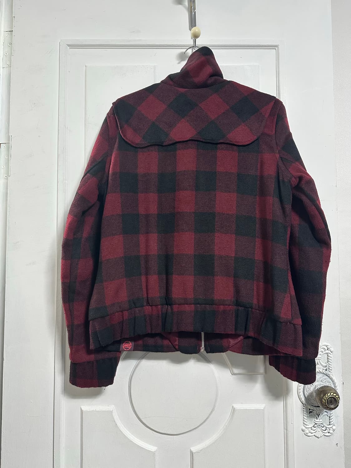 아디다스 체크 하이넥 울 자켓 상품이미지2