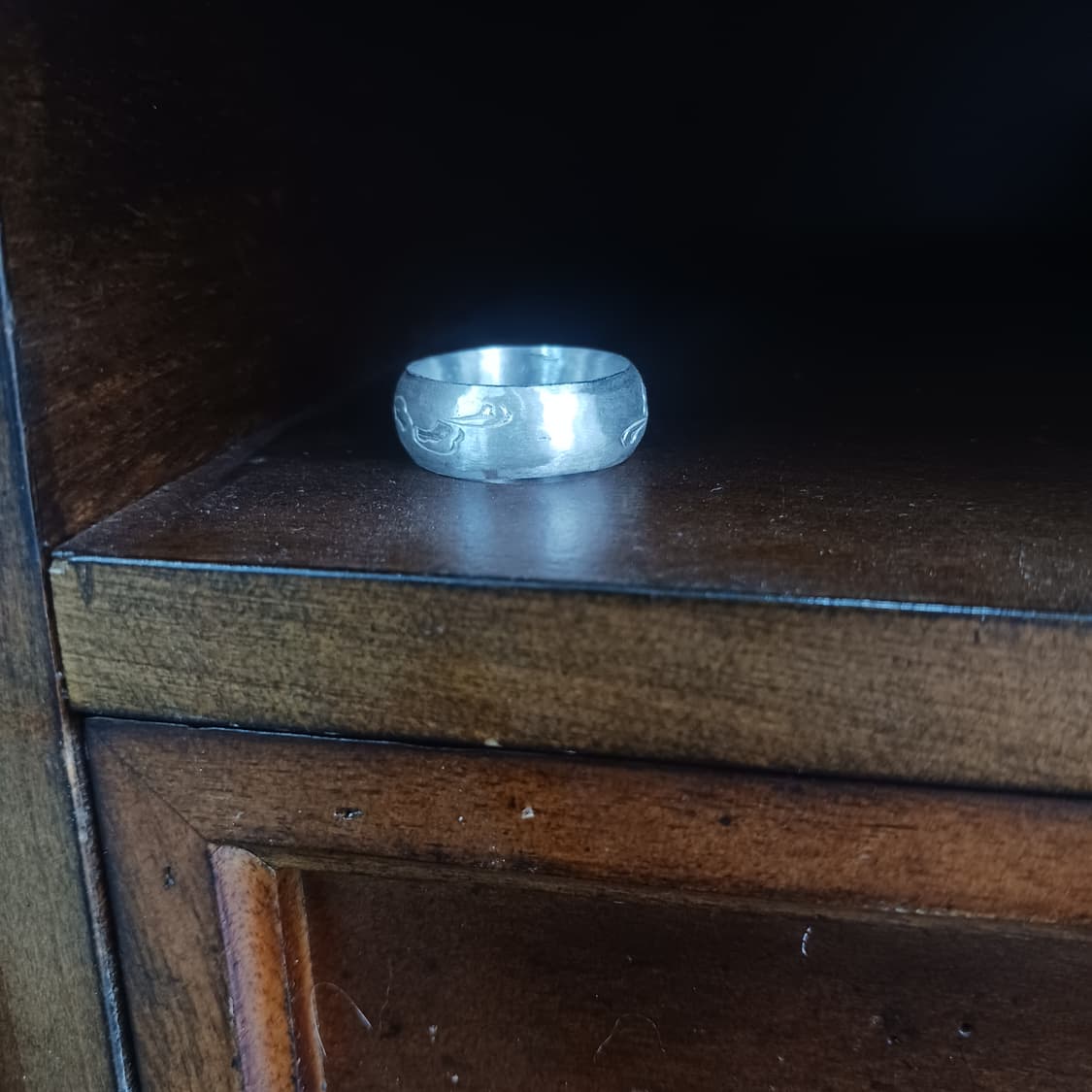 태극구름 순은99 은가락지 8미리 상품이미지3