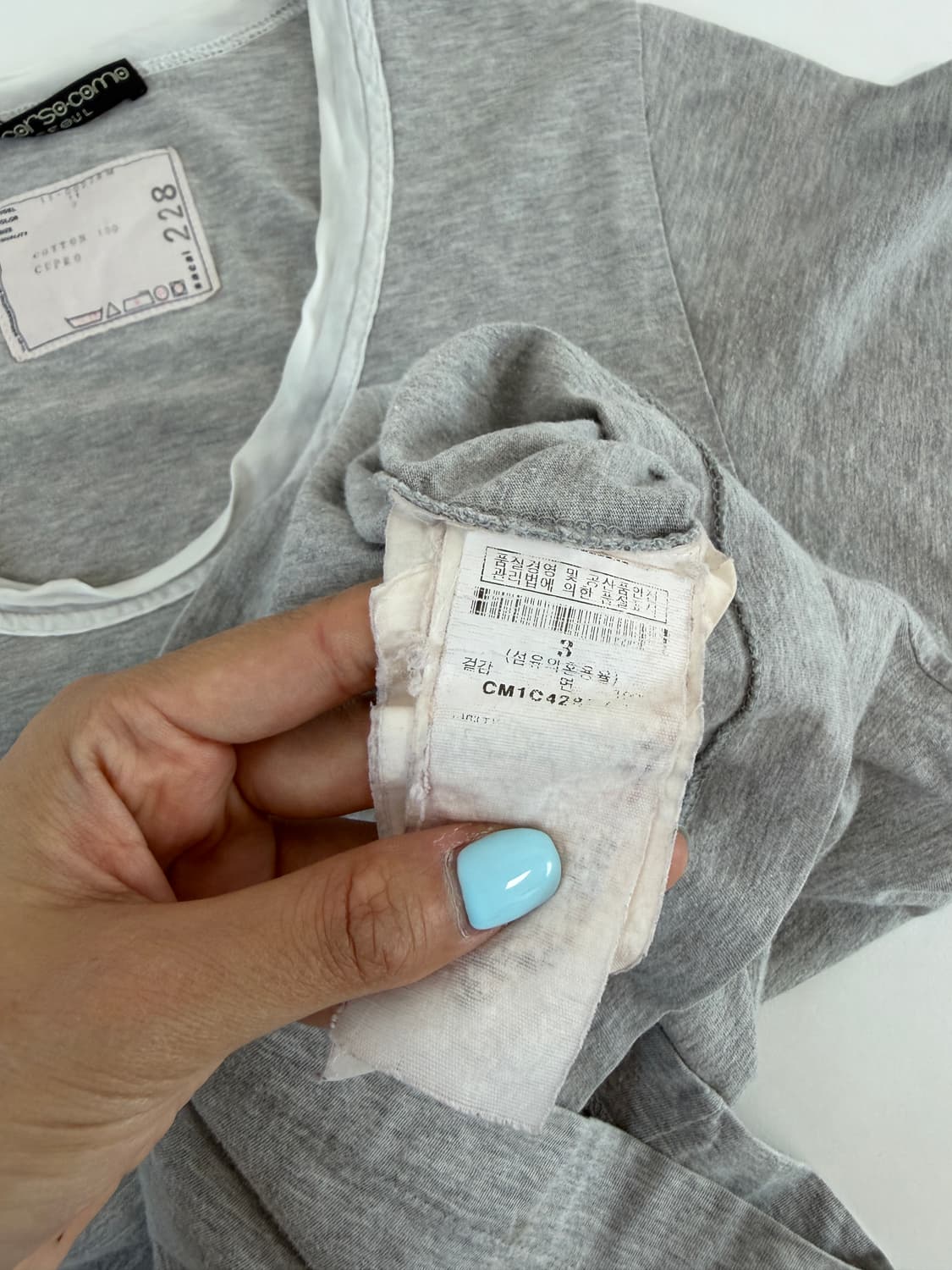 Sacai 큐프로 포켓 티셔츠 상품이미지4