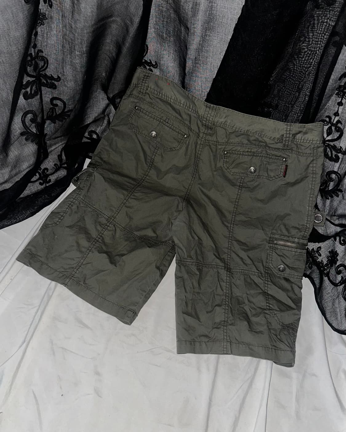 khaki cargo shorts 상품이미지4
