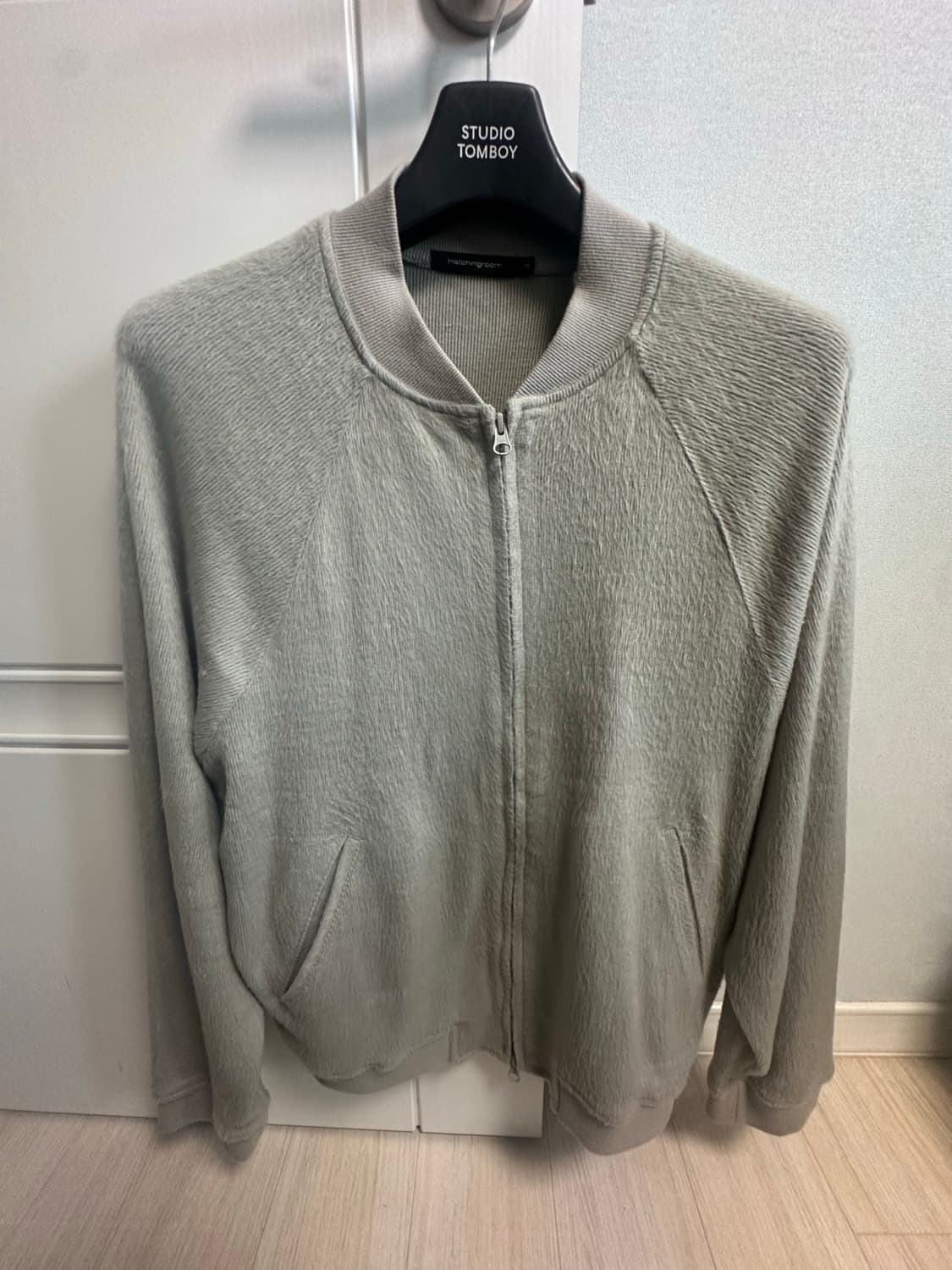 해칭룸 헤어리 집업 자켓 상품이미지1