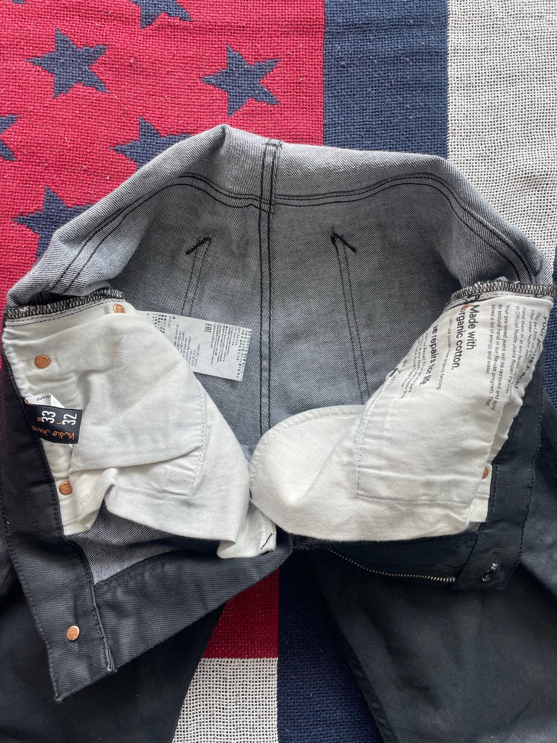 누디진 코팅진 블랙 상품이미지3