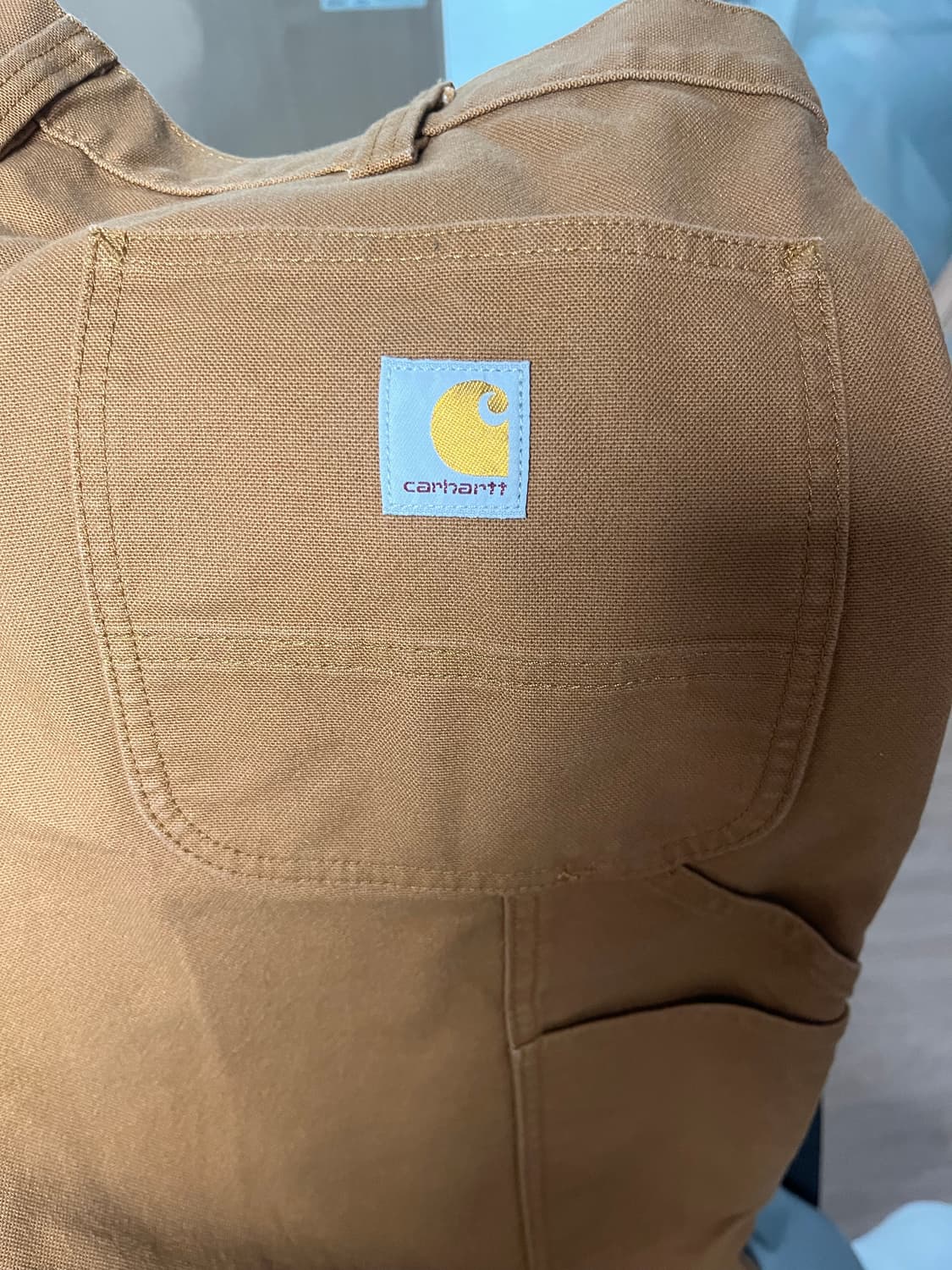 칼하트 더블니 브라운 36 32 판매 상품이미지8