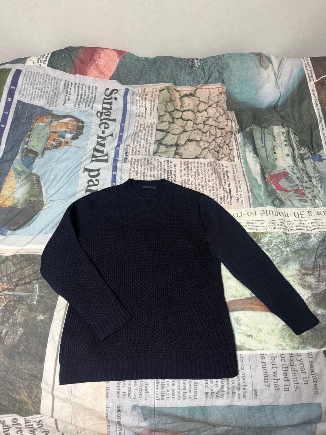 프라다 PRADA 네이비.니트 52 상품이미지3