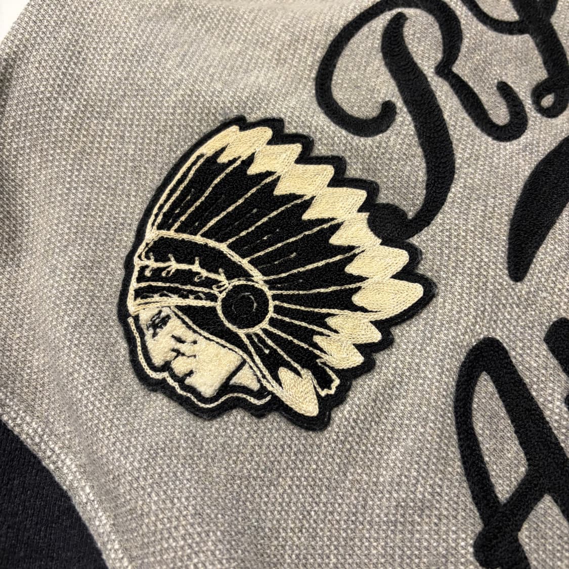 [M] 폴로 인디언헤드 RL 애슬레틱 클럽 스타디움 니트 자켓 C654 상품이미지4