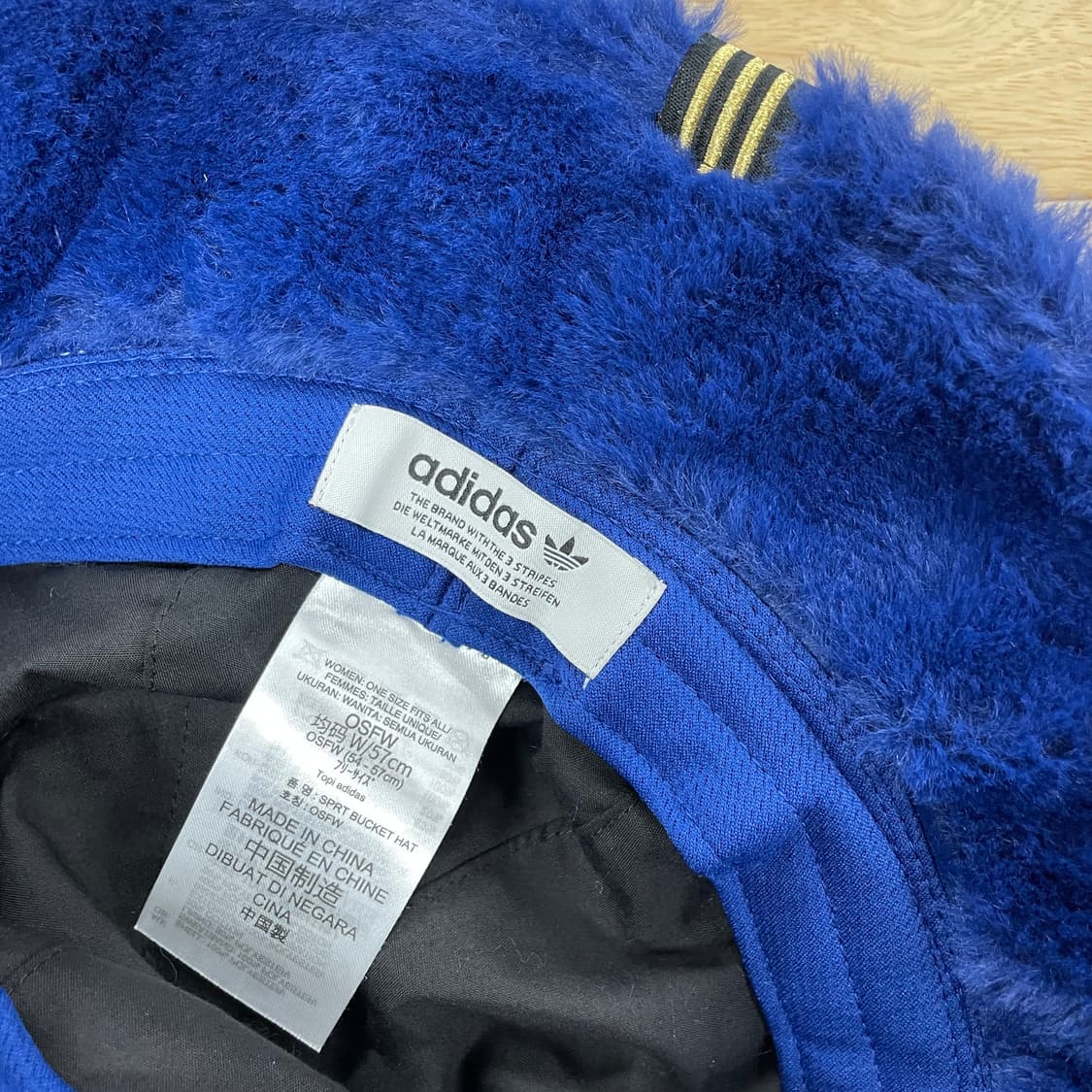 아디다스 코발트블루 퍼 버킷햇 F 상품이미지4