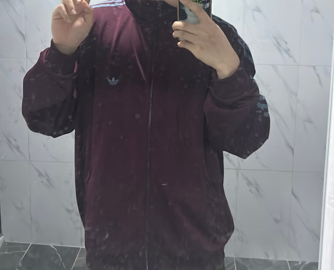 아디다스 베켄바우어 트랙 자켓 마룬 XL 상품이미지2