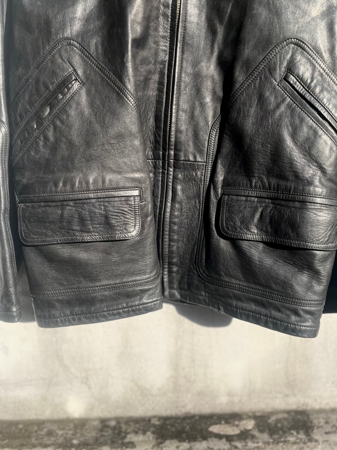 Made in Italy vintage lambskin leather j 상품이미지4