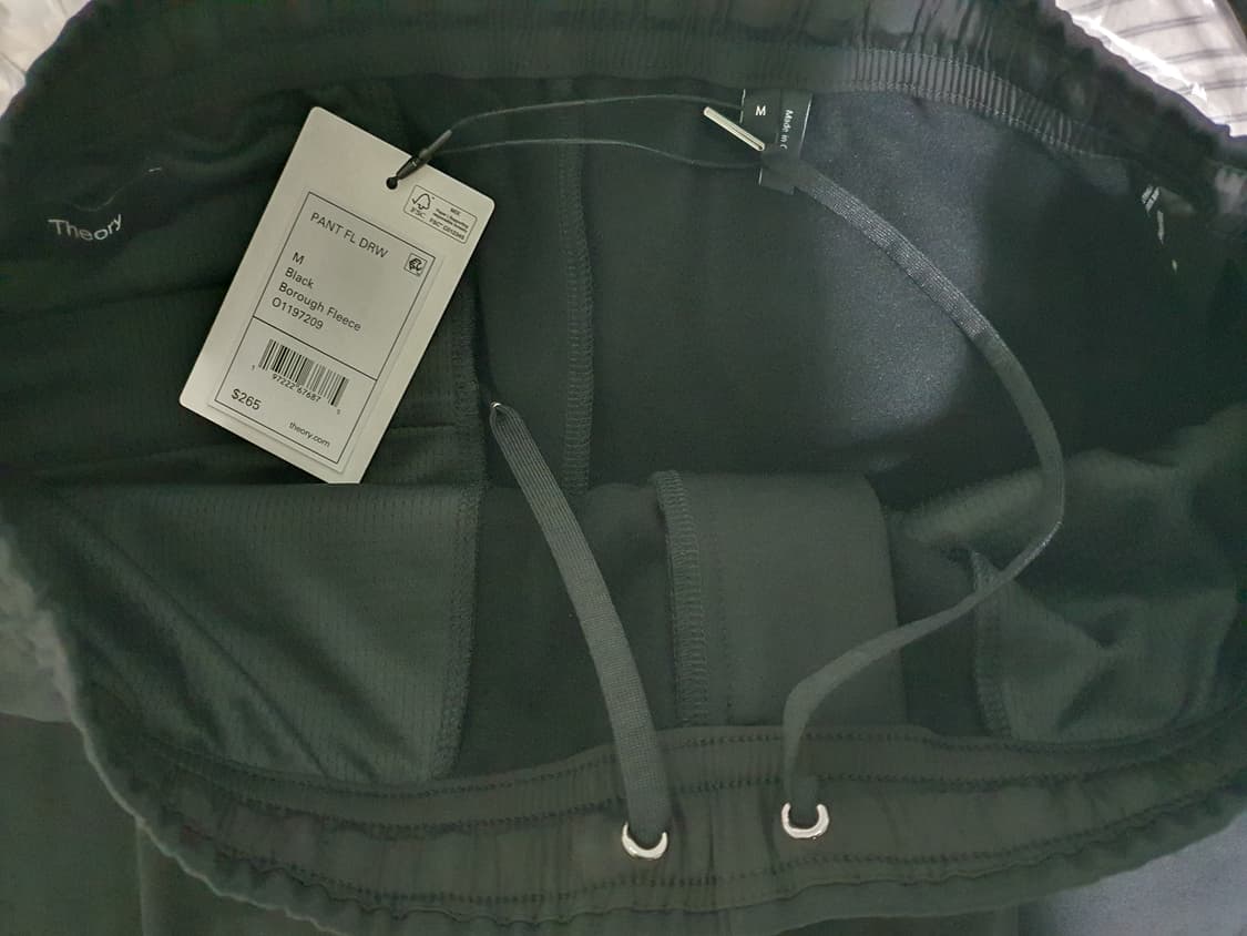 (새상품) 띠어리  24fw 보로우 드로우스트링 팬츠 상품이미지4