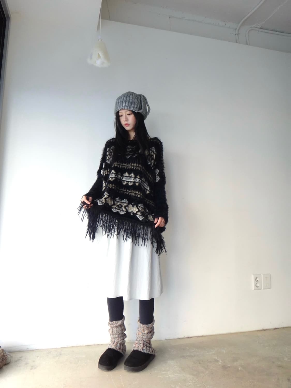 EGOIST indian tassel knit 상품이미지3