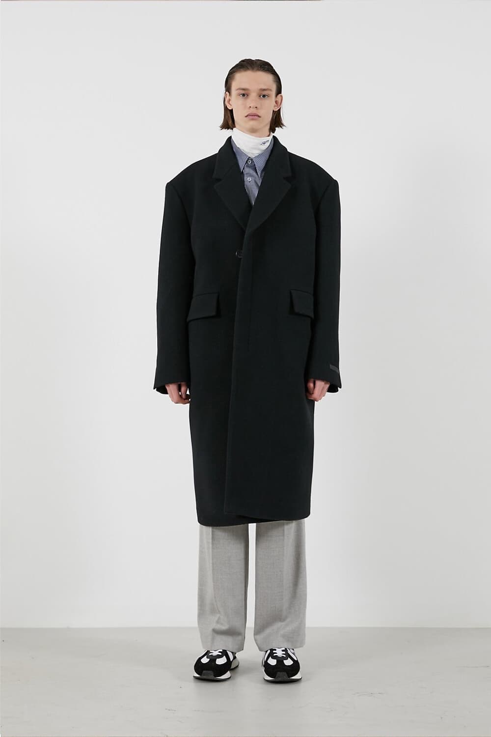 러드 애프터프레이 오버 히든 코트 L 상품이미지1