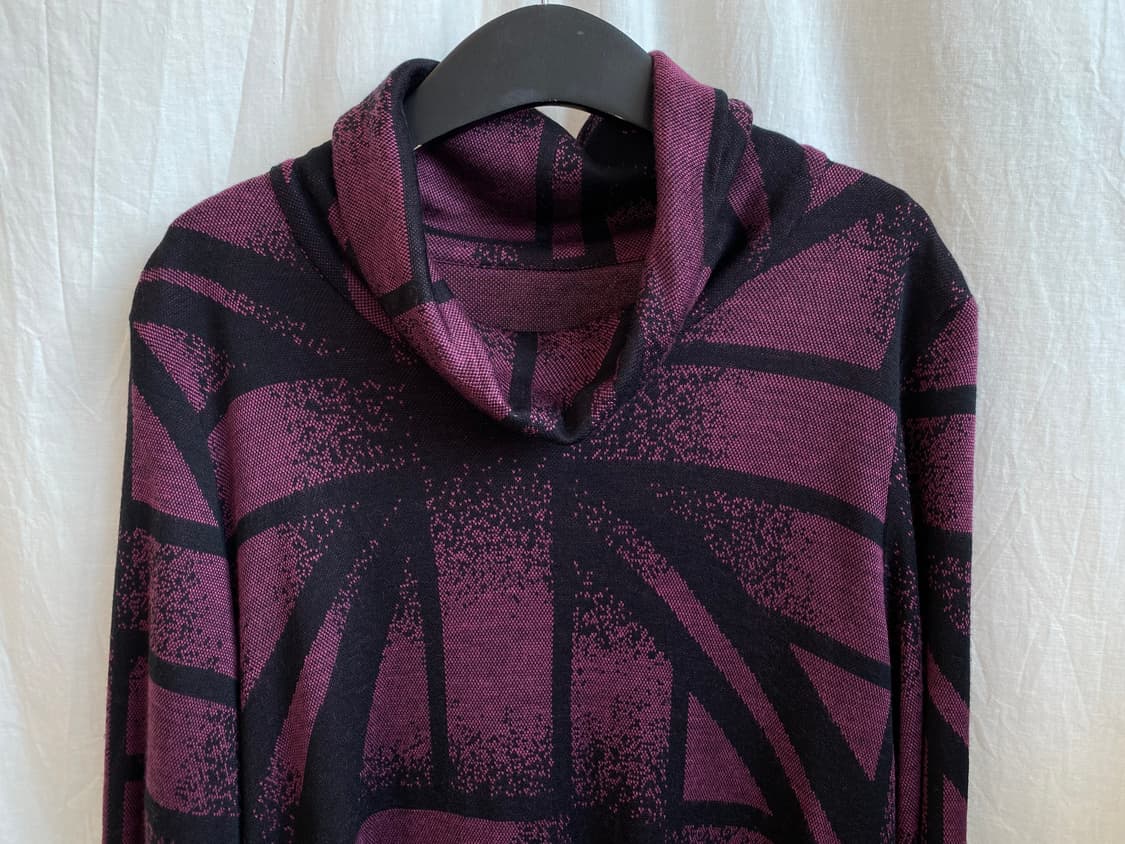 빈티지 패턴 하이넥탑(L) 상품이미지3