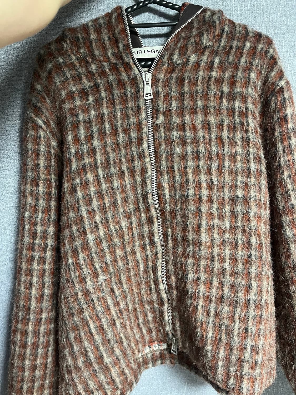 아워레가시 풀집후드 보스턴체크 상품이미지3