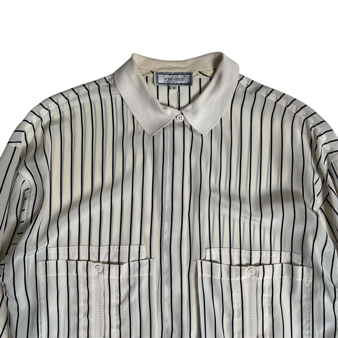 gianni versace 니트 포인트 실크 100셔츠 (italy)   상품이미지3