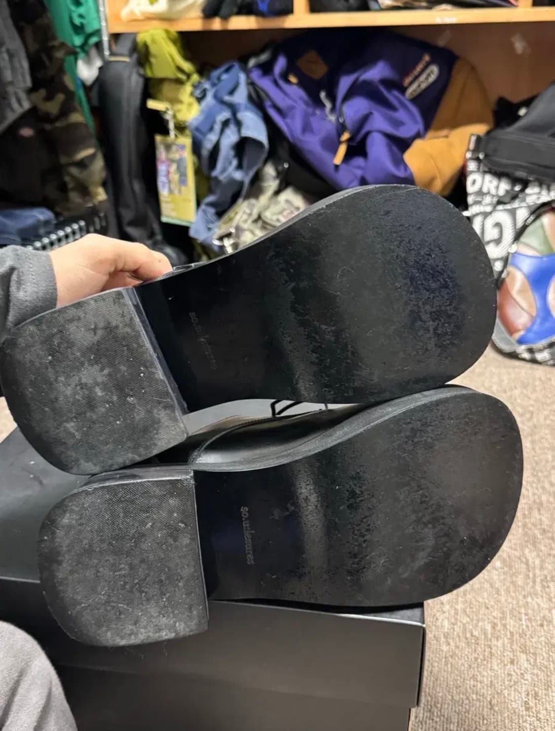 SOULEASURES(쏘유레슈어)의 Ava_black 더비 슈즈 255 상품이미지6