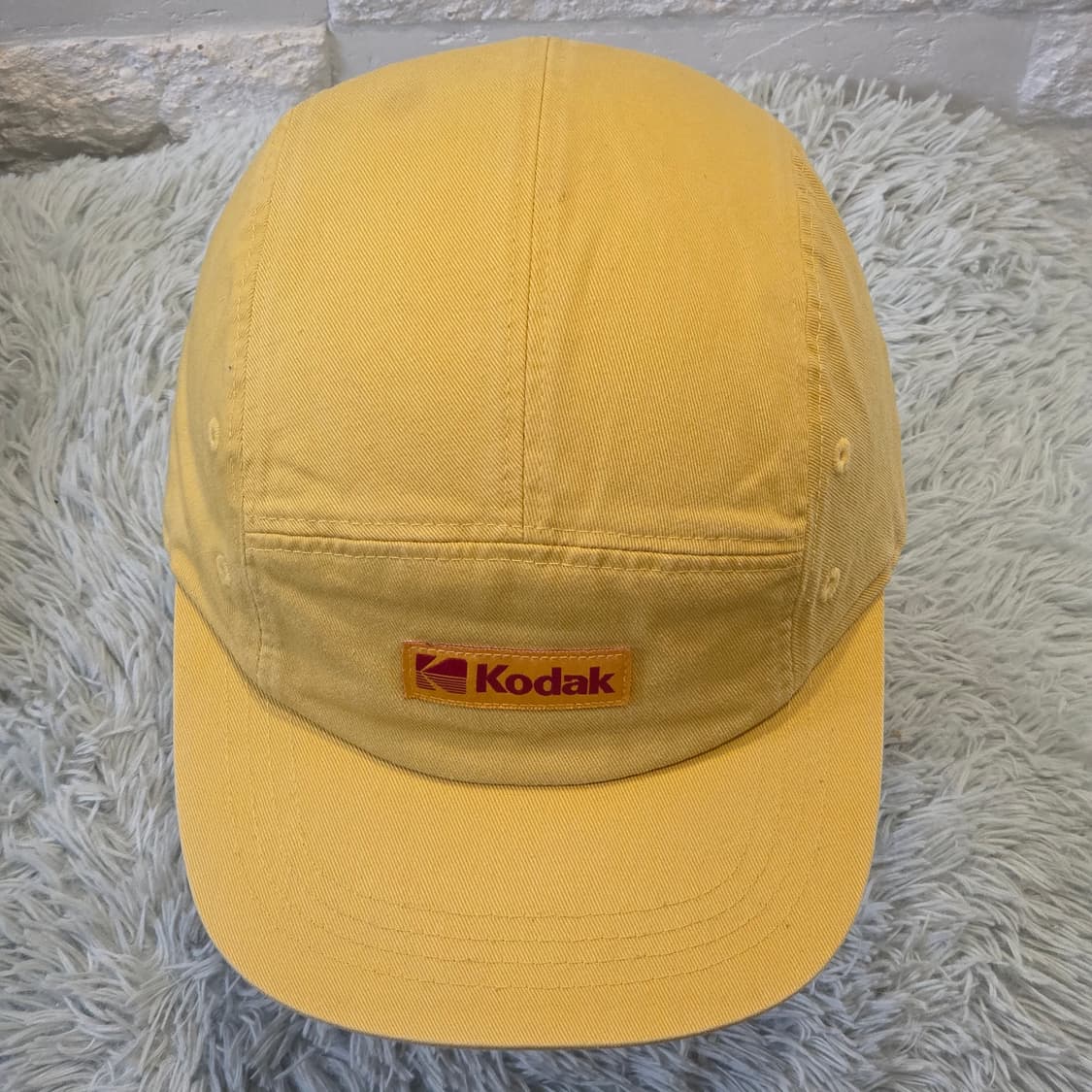 p7-10:Kodak 빈티지 옐로우 로고 캡 🎞 포인트 스트릿룩 상품이미지3