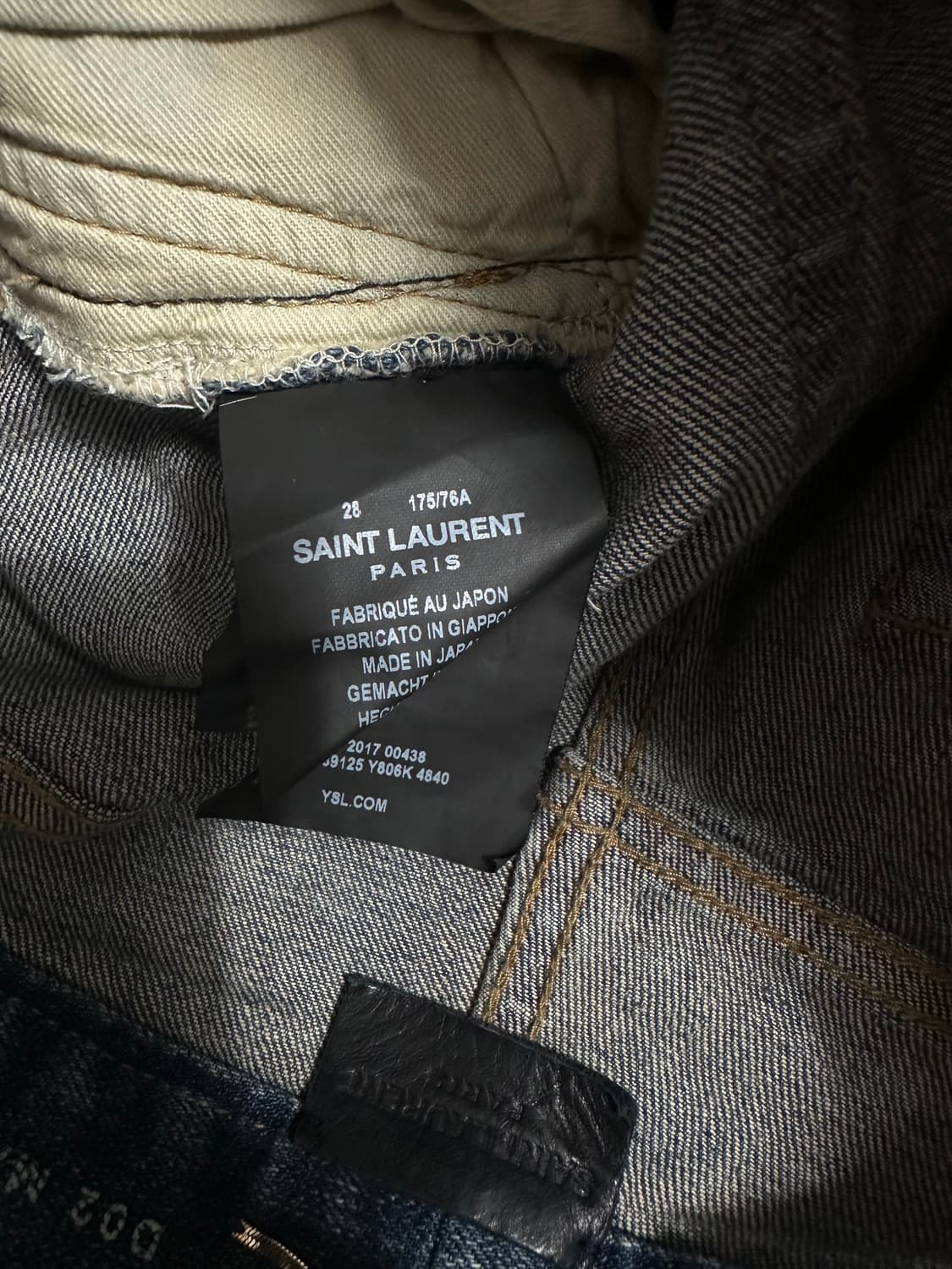 생로랑 데님 팬츠 28사이즈 상품이미지6