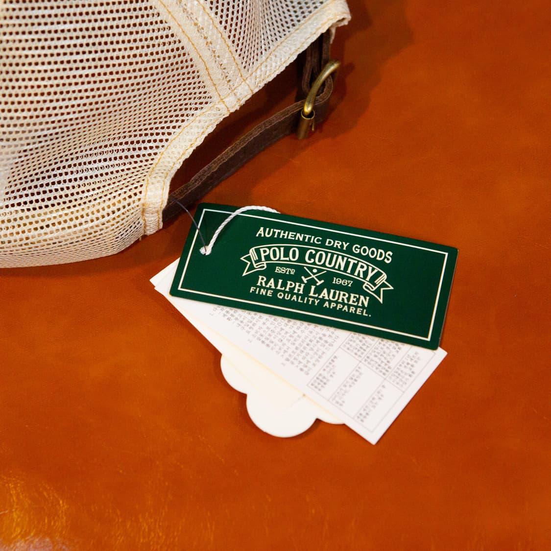 폴로 컨트리 라이트 워시드 데님 트러커 캡 상품이미지4