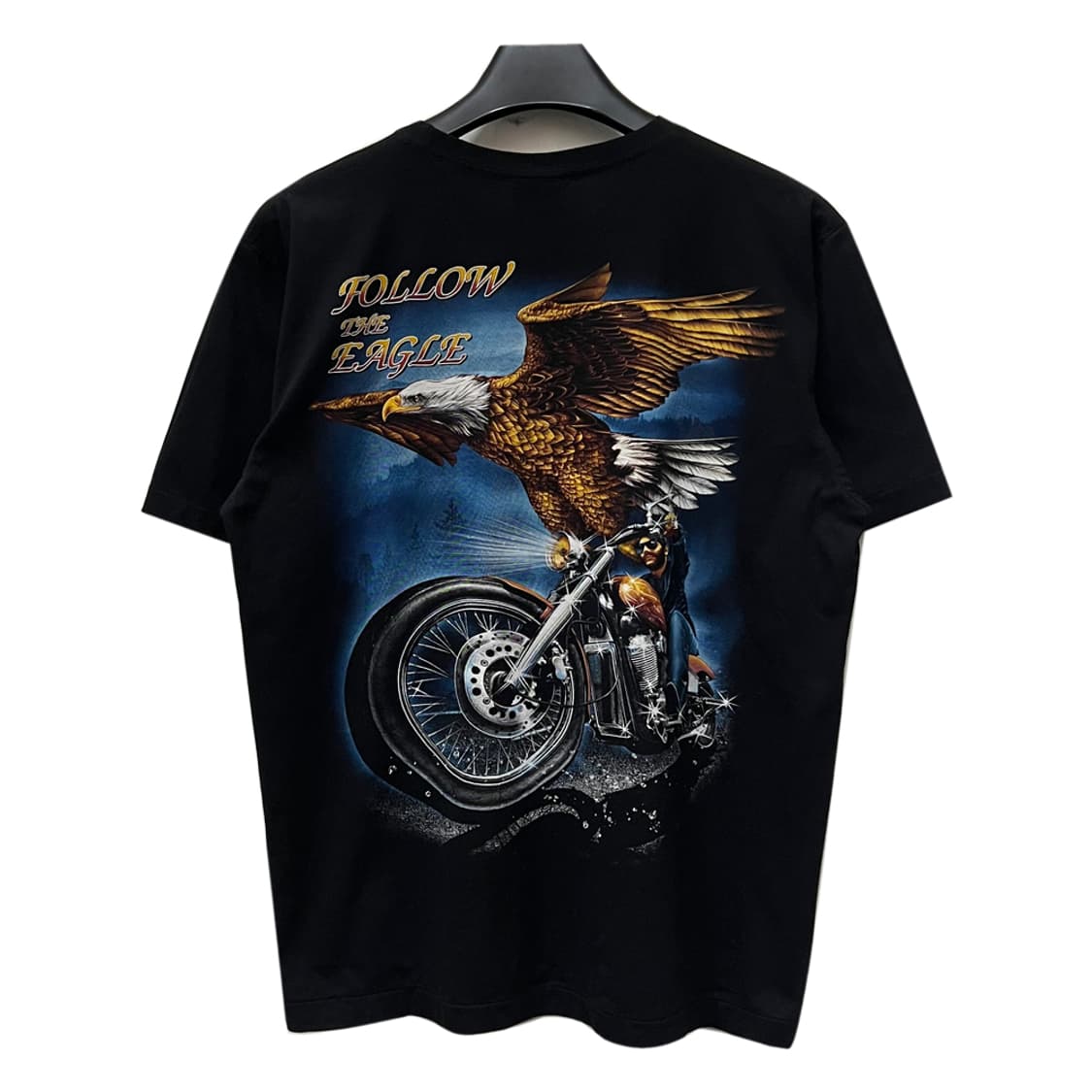 USA 빈티지 이글 바이크 라이더 반팔티 L 상품이미지2