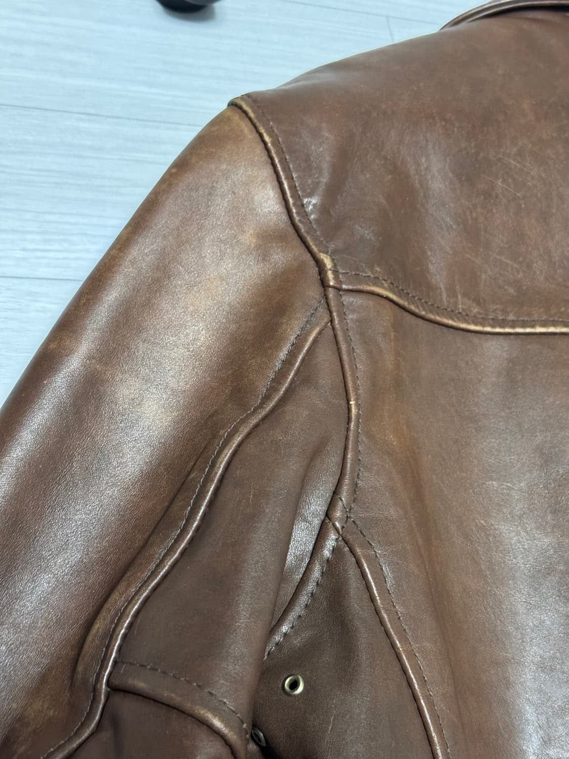 38) 2000s 샘 워커(에어로레더) 하이웨이맨 브라운 상품이미지7