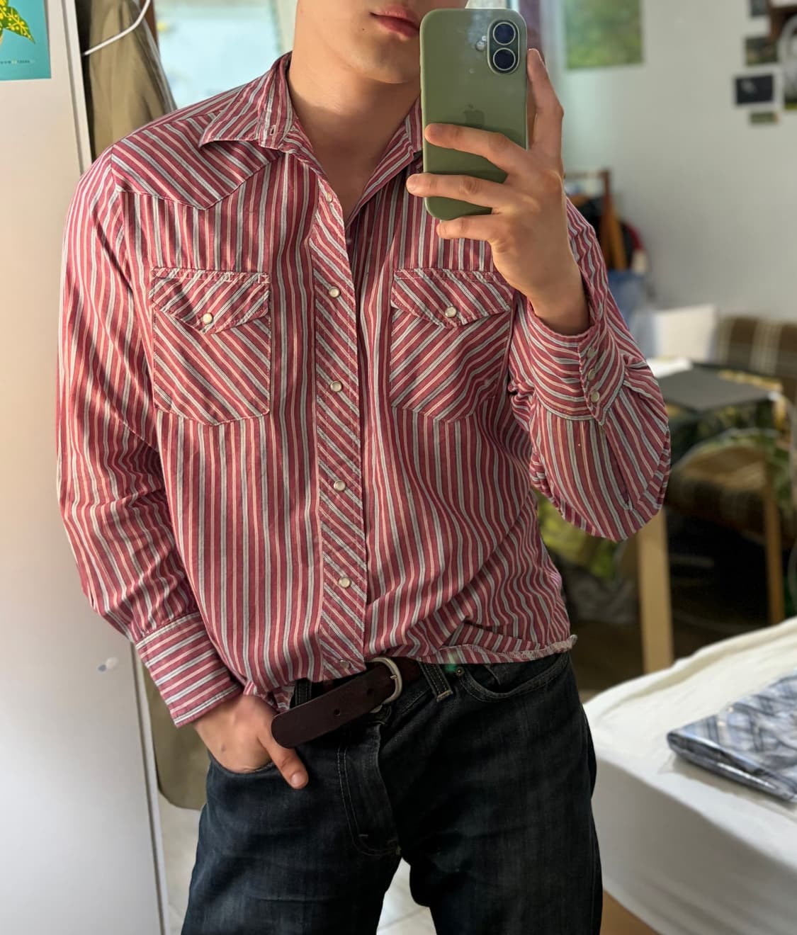 M) 랭글러 웨스턴 셔츠 상품이미지7