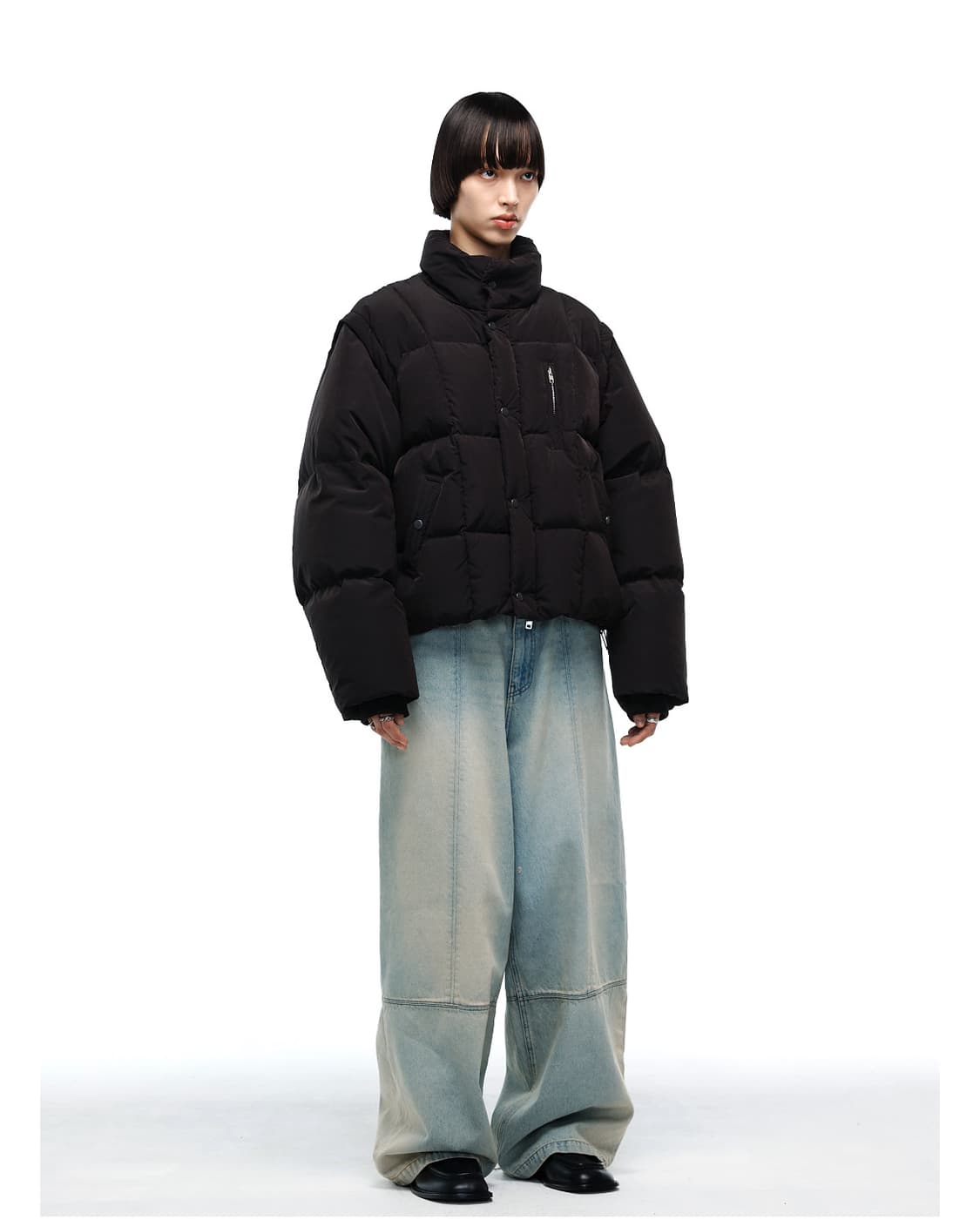알렌느 하이넥 덕다운 패딩 2 상품이미지1