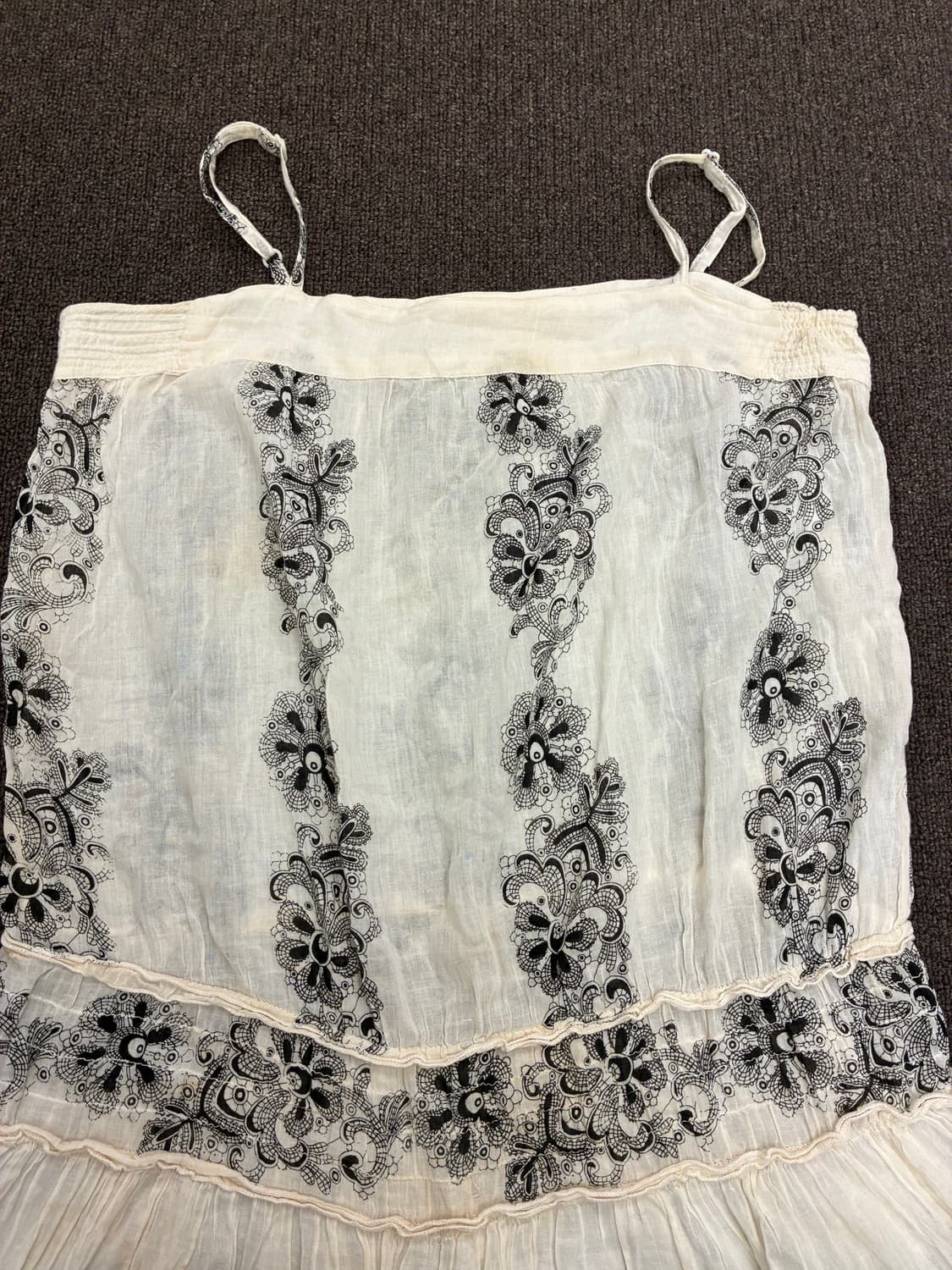 M)Japanese vintage 여성 페이즐리 나시 원피스(이염) 상품이미지3