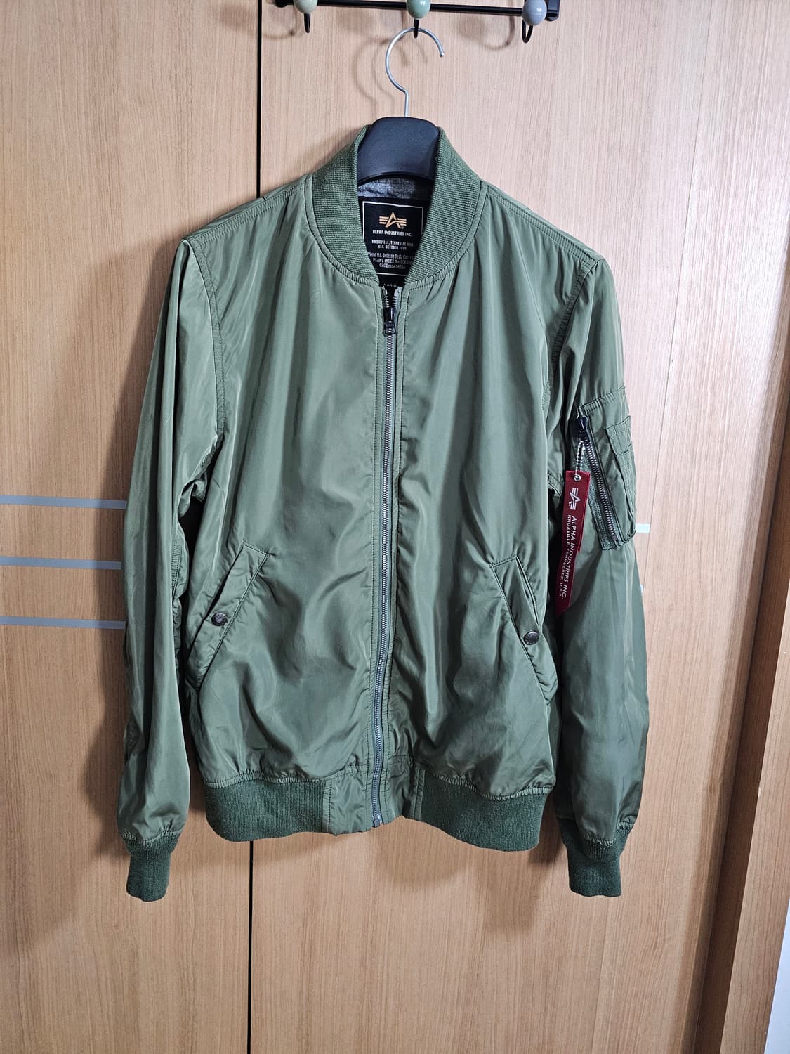 알파인더스트리 ma-1 항공자켓/L 상품이미지1