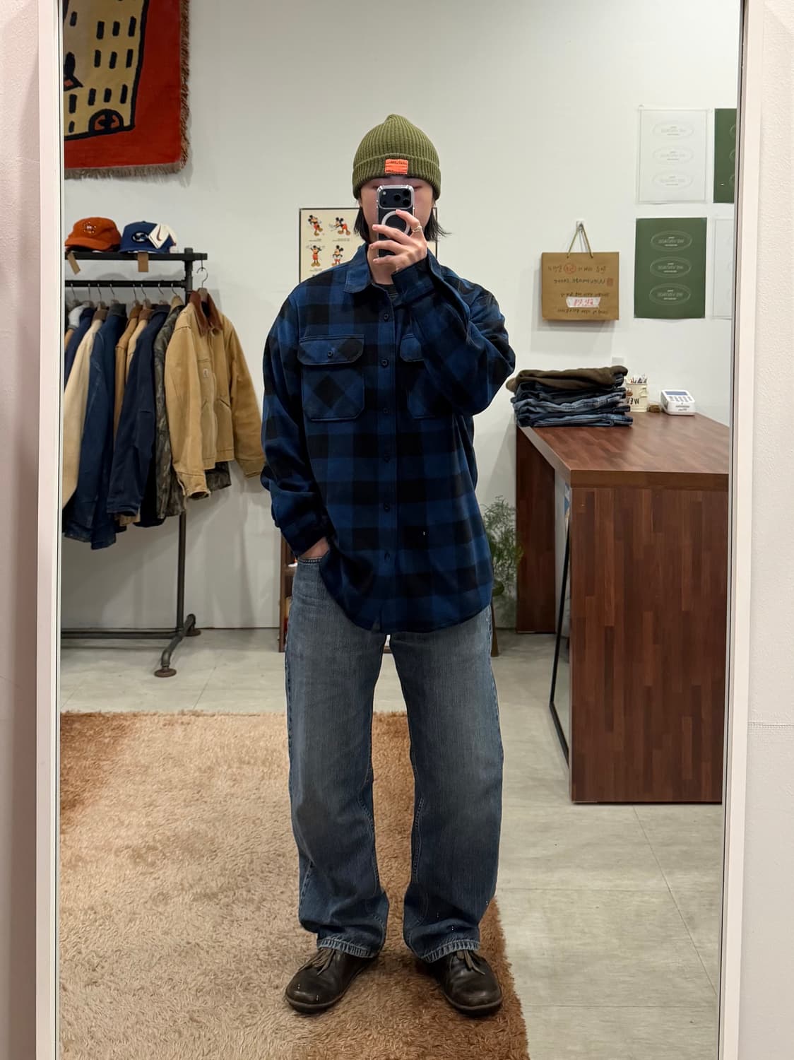 Wrangler 랭글러 플란넬 체크 셔츠 상품이미지2